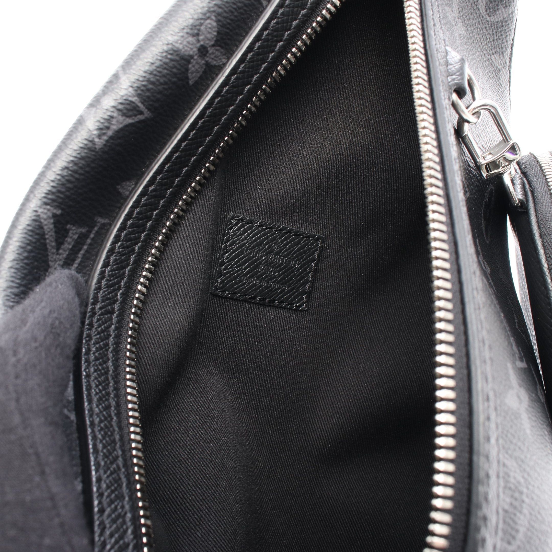 Louis Vuitton Louis Vuitton Duo Sling Bag Taigarama Body Leather Black Size ONE SIZE - 4 Thumbnail