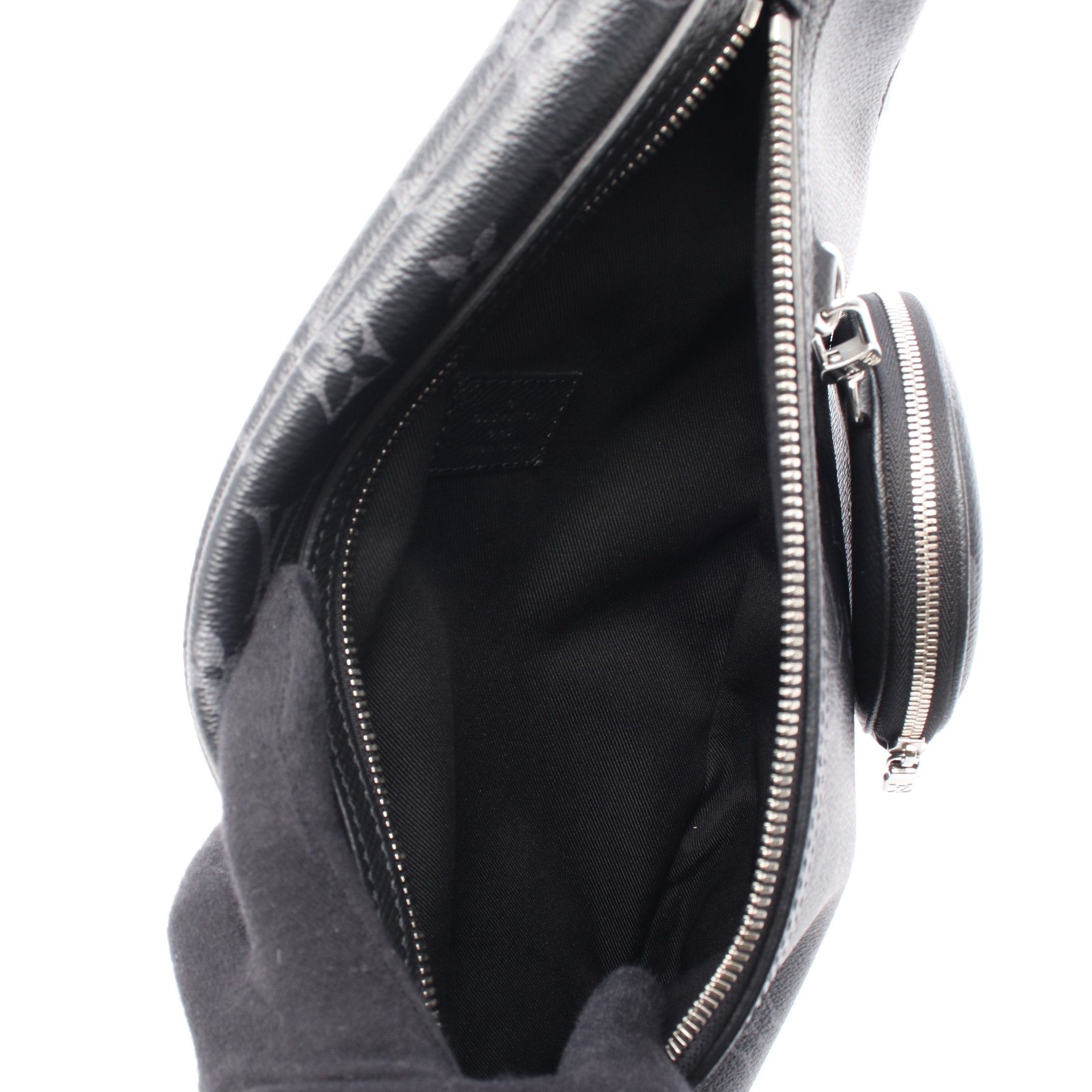 Louis Vuitton Louis Vuitton Duo Sling Bag Taigarama Body Leather Black Size ONE SIZE - 3 Thumbnail