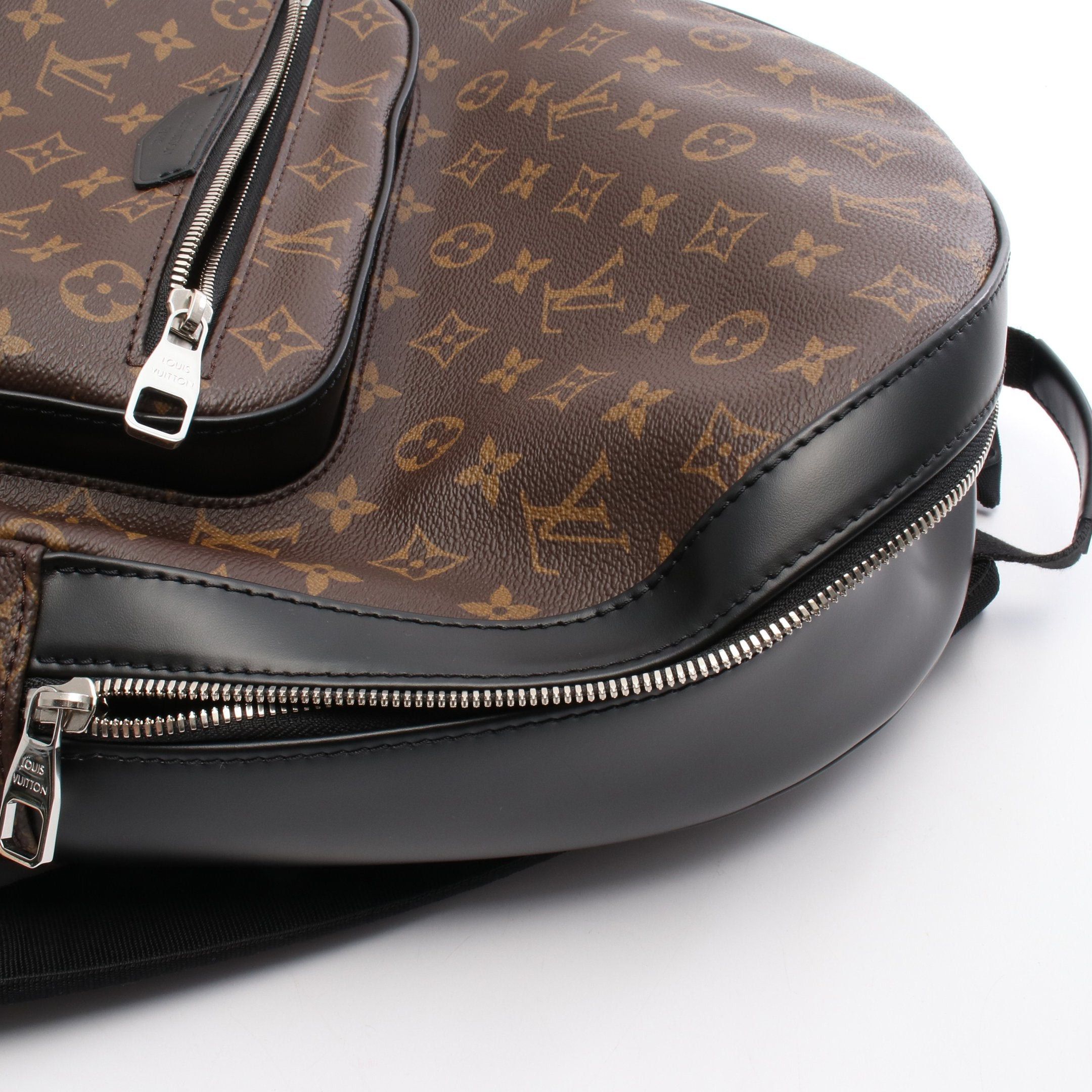 Louis Vuitton Louis Vuitton Josh Monogram Macassar Backpack Rucksack Leather Brown Black Size ONE SIZE - 7 Thumbnail