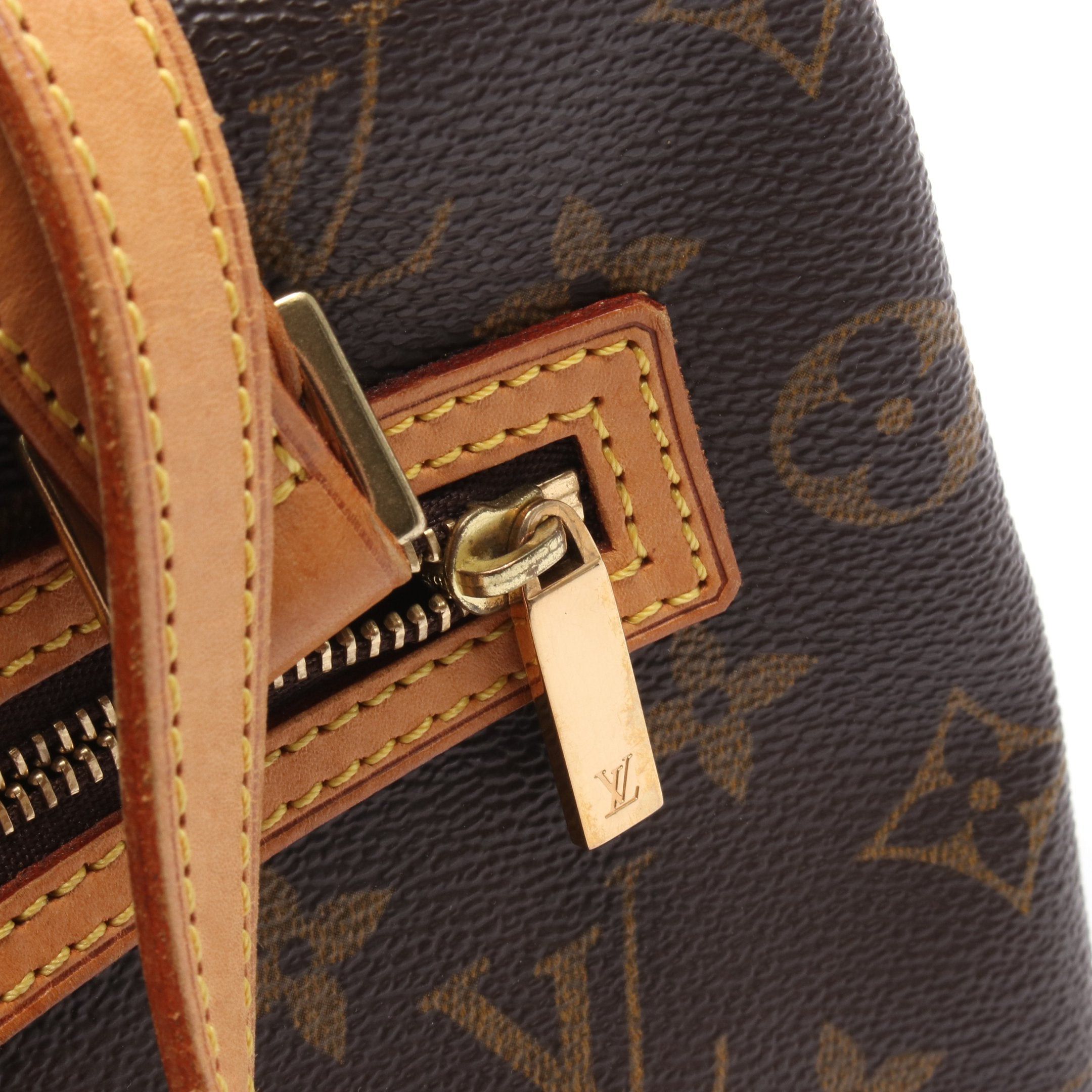 Louis Vuitton Louis Vuitton Cite Mm Monogram Shoulder Bag Leather Brown Size ONE SIZE - 11 Thumbnail