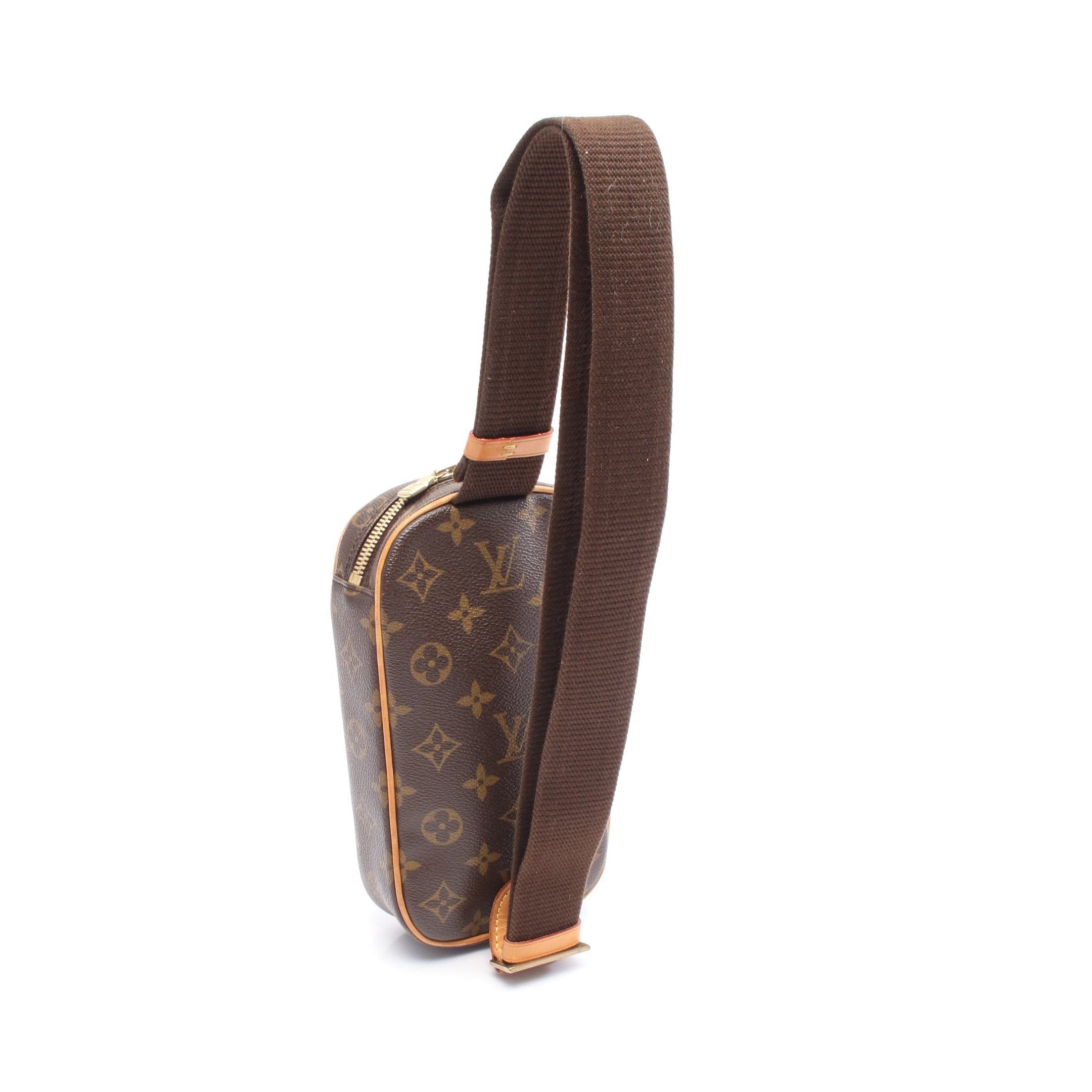 Louis Vuitton Louis Vuitton Pochette Ganju Monogram Body Bag Leather Brown Size ONE SIZE - 2 Thumbnail