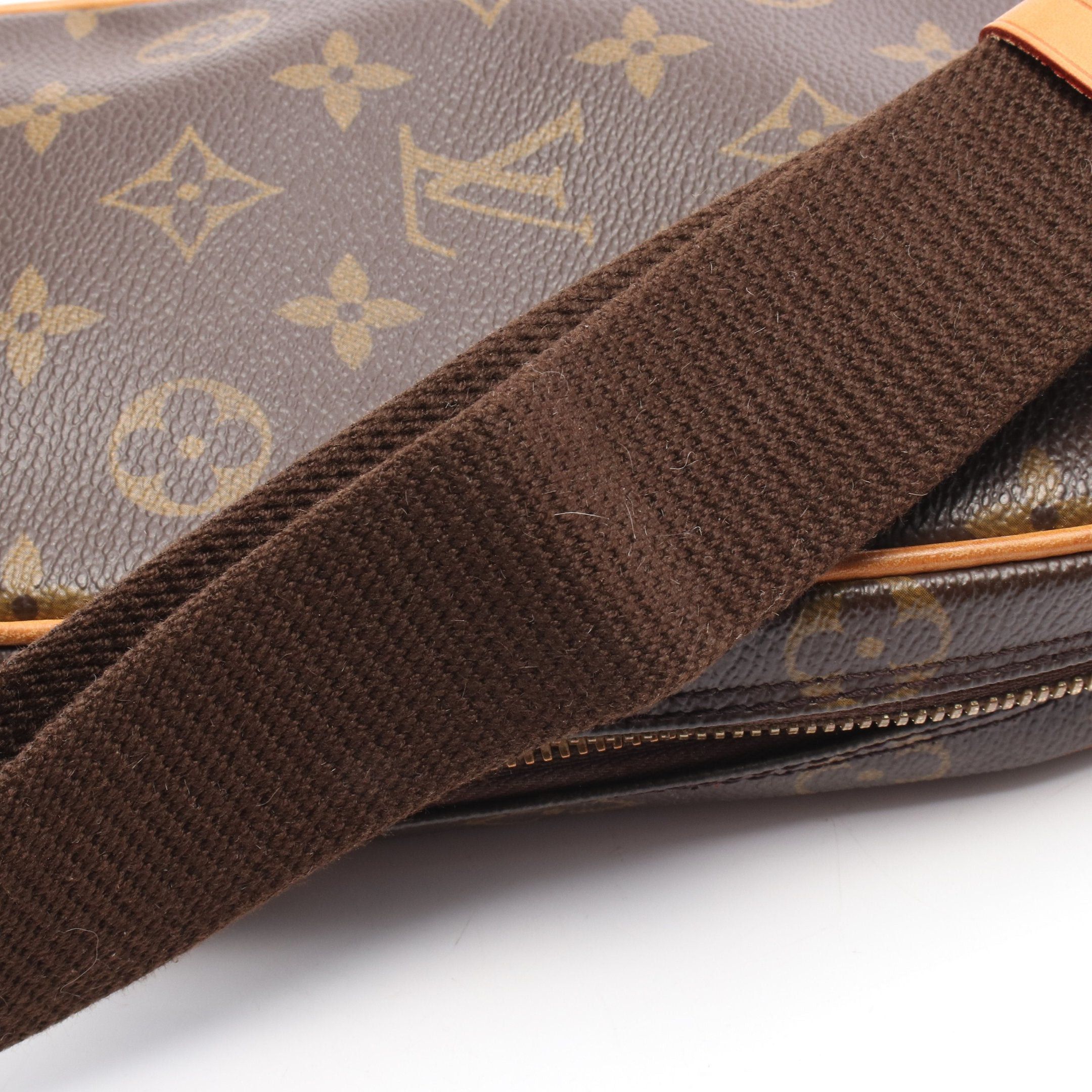 Louis Vuitton Louis Vuitton Pochette Ganju Monogram Body Bag Leather Brown Size ONE SIZE - 9 Thumbnail