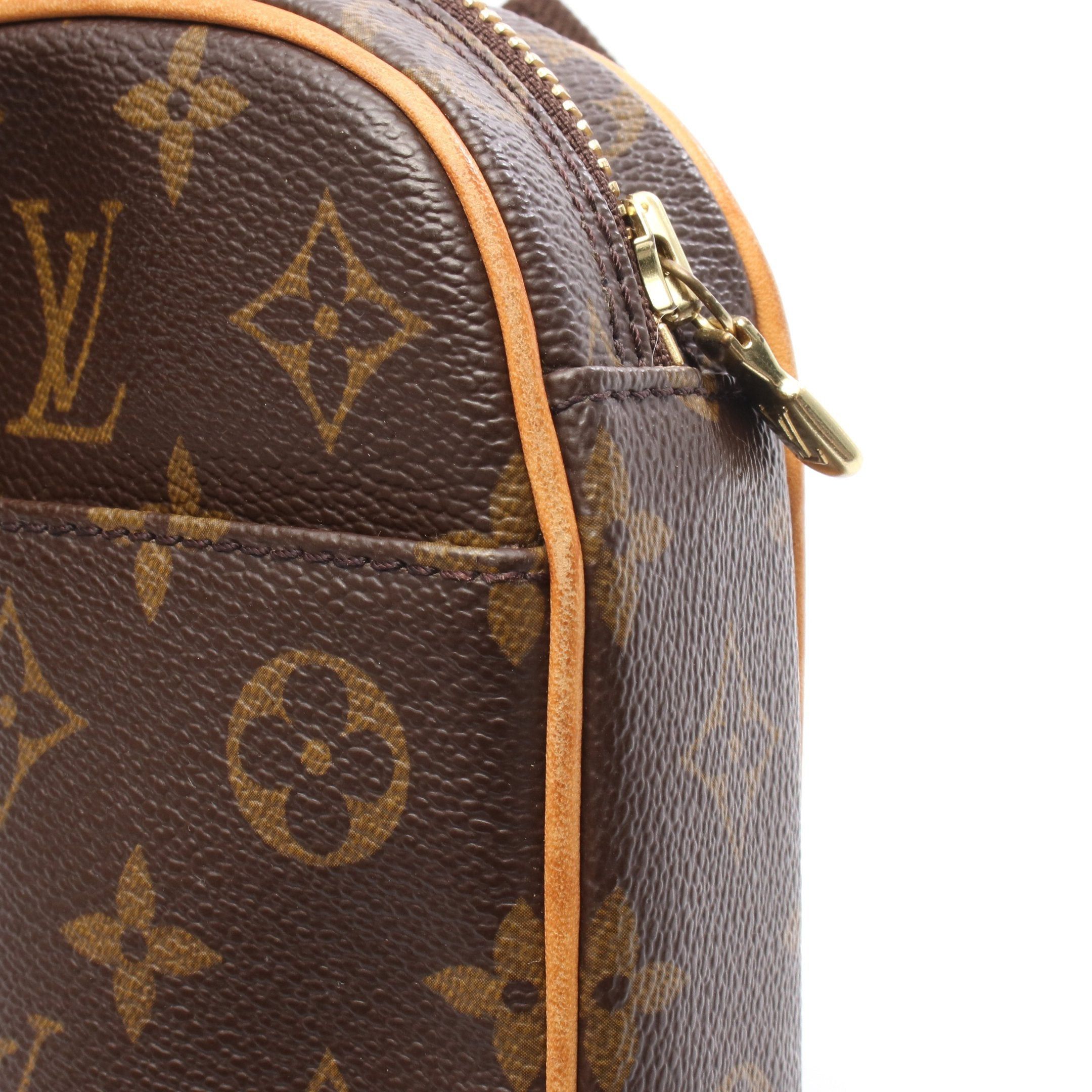 Louis Vuitton Louis Vuitton Pochette Ganju Monogram Body Bag Leather Brown Size ONE SIZE - 10 Thumbnail