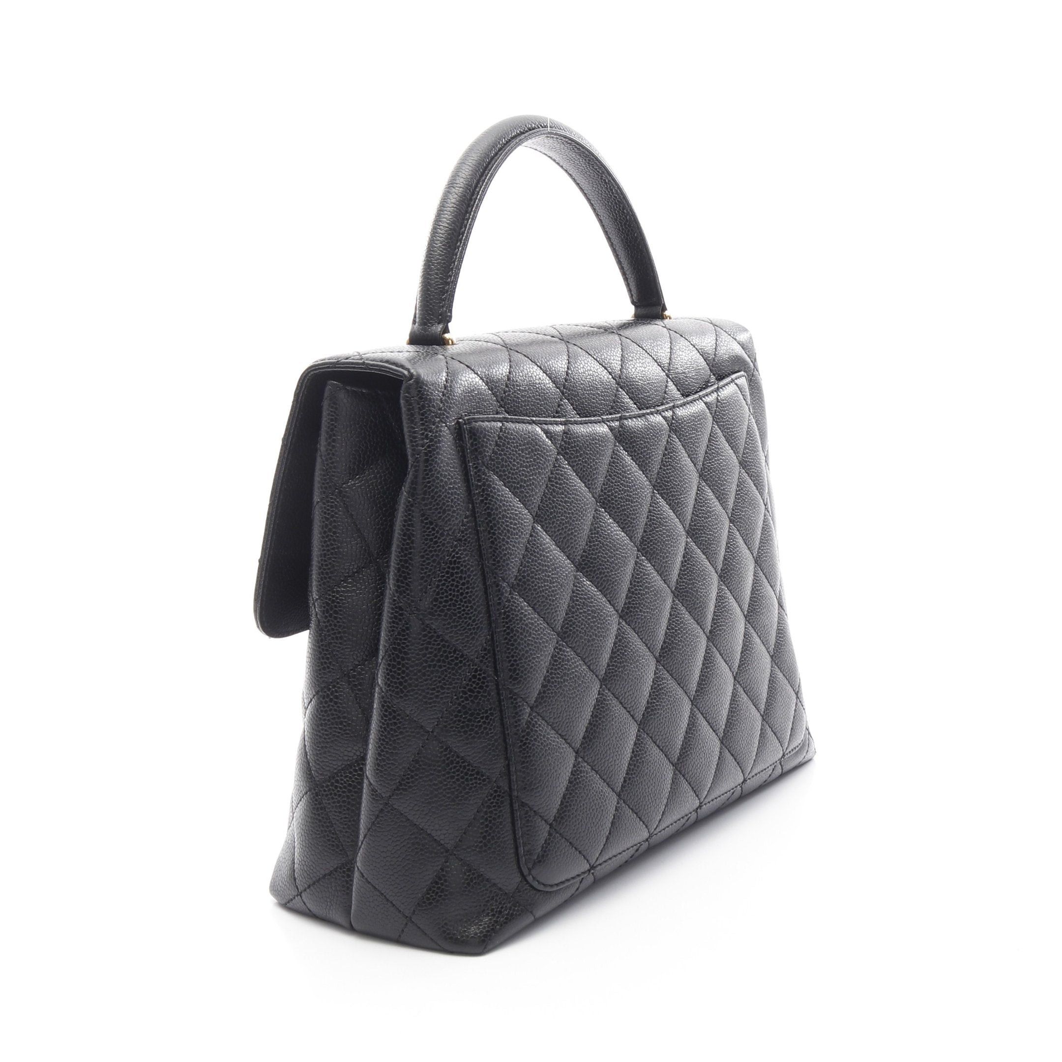 Chanel Chanel Matelasse Handbag Caviar Skin Black Gold Hardware Size ONE SIZE - 2 Thumbnail