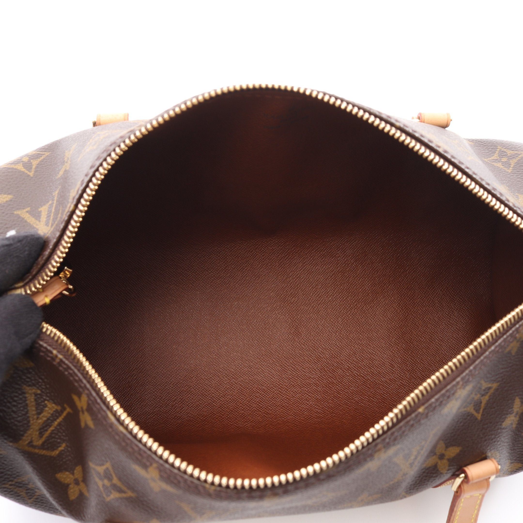 Louis Vuitton Louis Vuitton Papillon 30 Monogram Handbag Leather Brown Size ONE SIZE - 3 Thumbnail