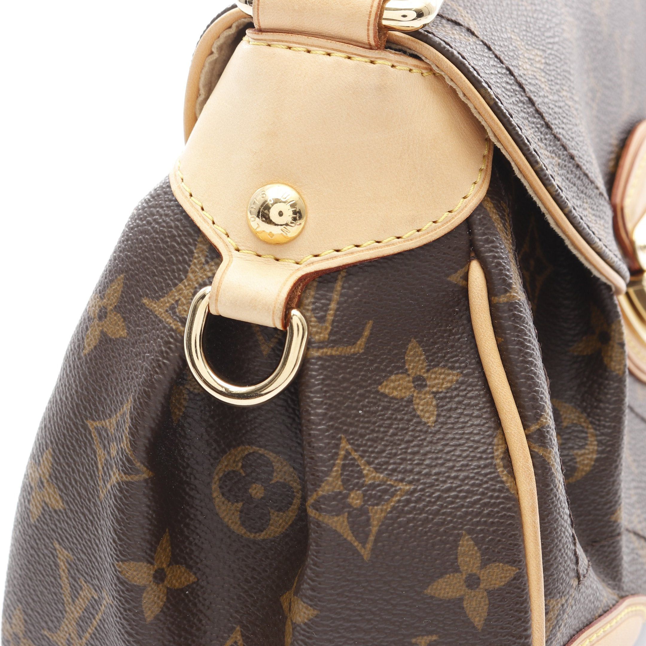 Louis Vuitton Louis Vuitton Beverly Mm Monogram Shoulder Bag Leather Brown Size ONE SIZE - 9 Thumbnail