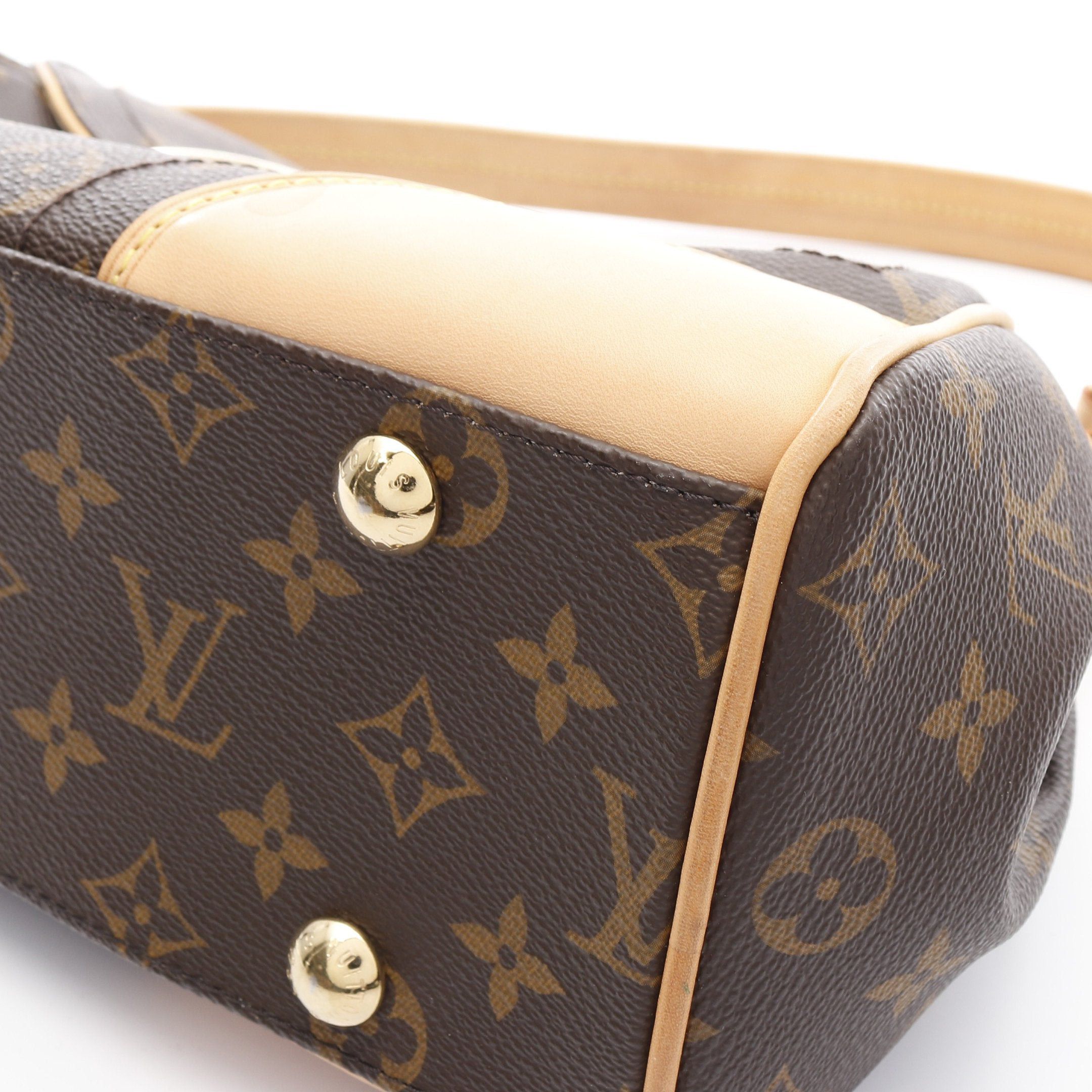 Louis Vuitton Louis Vuitton Beverly Mm Monogram Shoulder Bag Leather Brown Size ONE SIZE - 11 Thumbnail