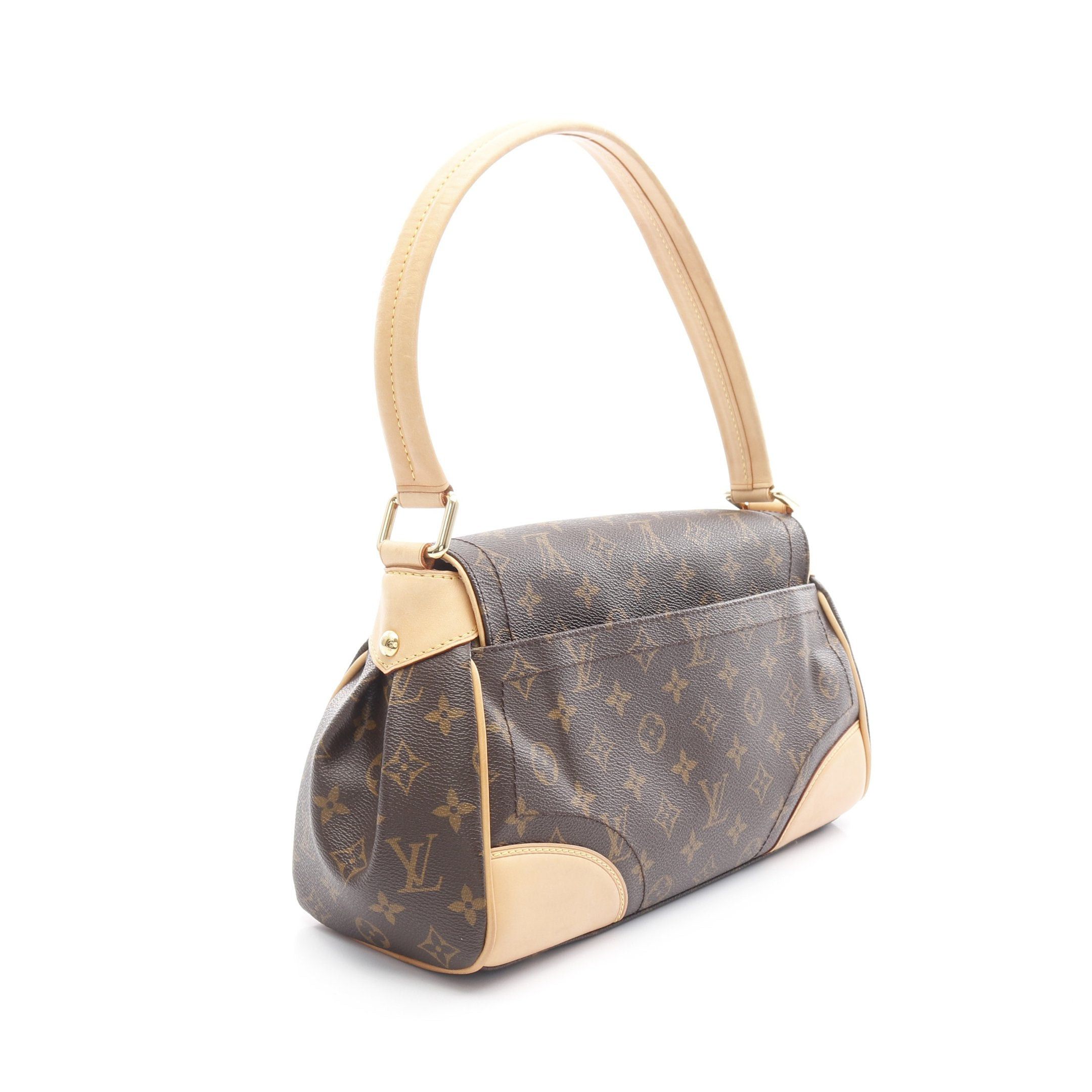 Louis Vuitton Louis Vuitton Beverly Mm Monogram Shoulder Bag Leather Brown Size ONE SIZE - 2 Thumbnail