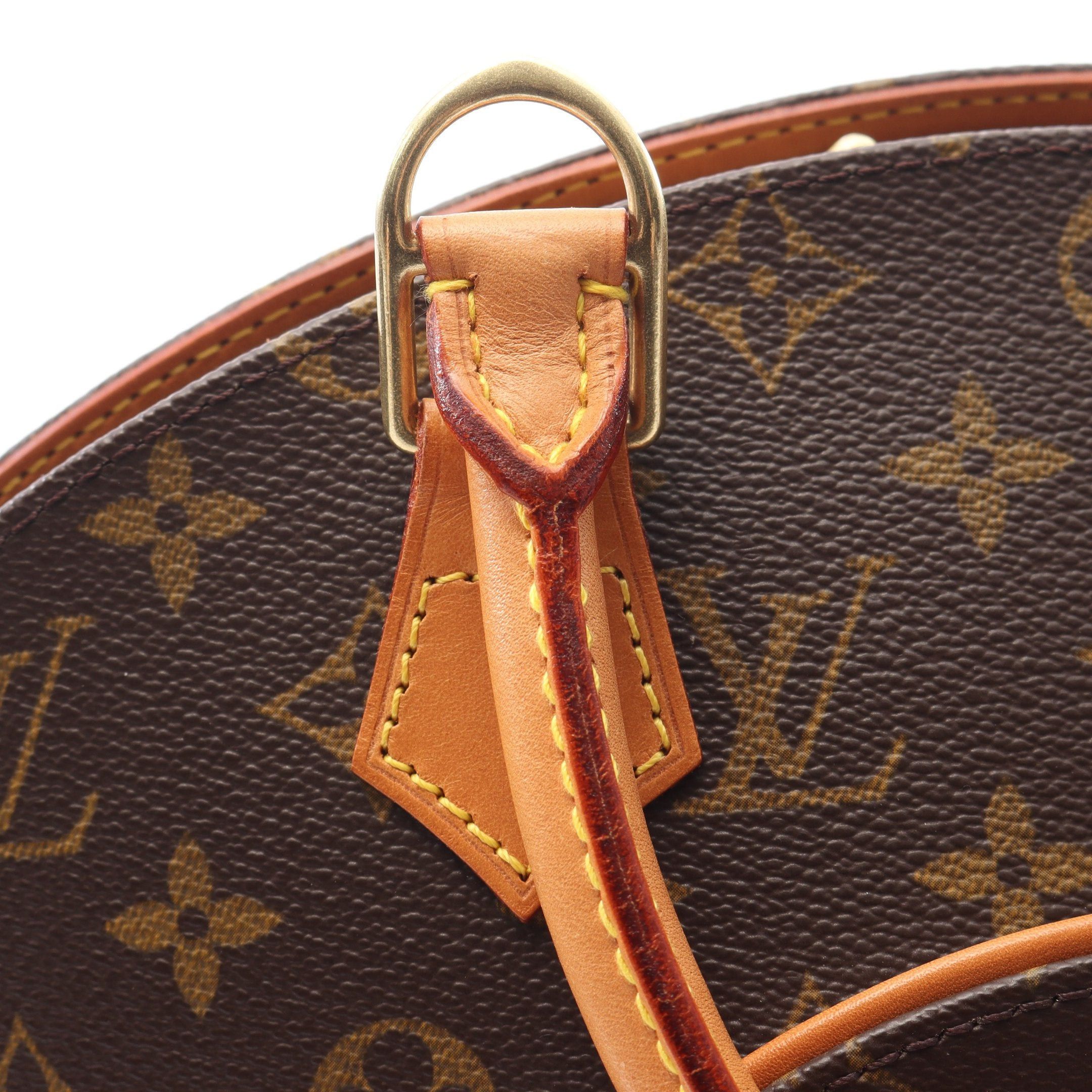 Louis Vuitton Louis Vuitton Ellipse Mm Monogram Handbag Leather Brown Size ONE SIZE - 6 Thumbnail