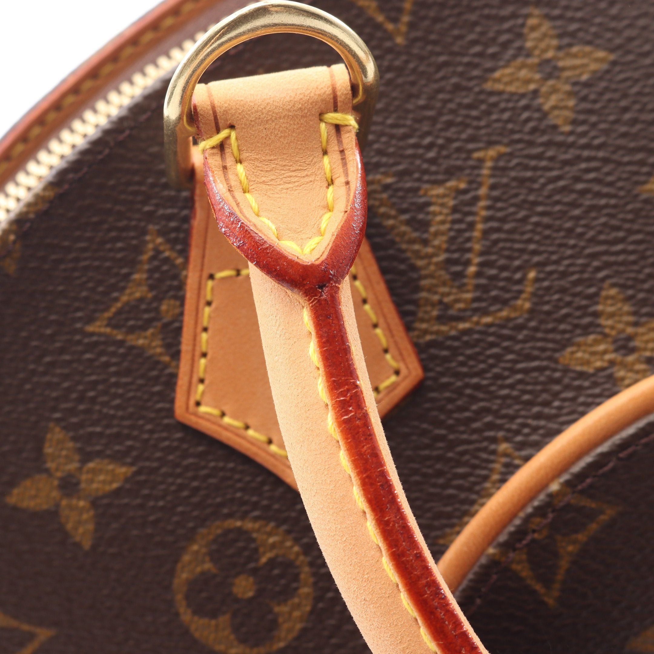 Louis Vuitton Louis Vuitton Ellipse Pm Monogram Handbag Leather Brown Size ONE SIZE - 6 Thumbnail