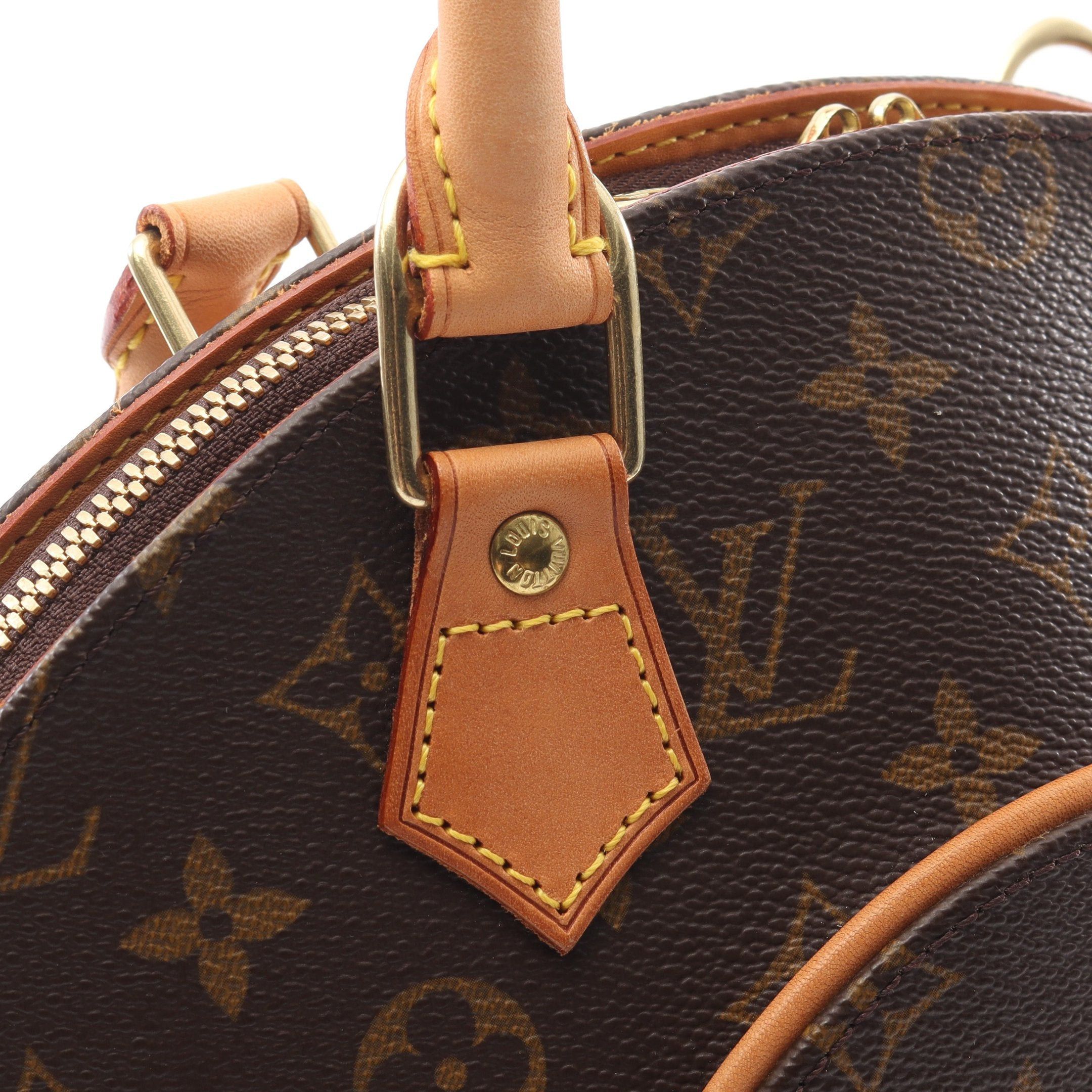 Louis Vuitton Louis Vuitton Ellipse Pm Monogram Handbag Leather Brown Size ONE SIZE - 8 Thumbnail