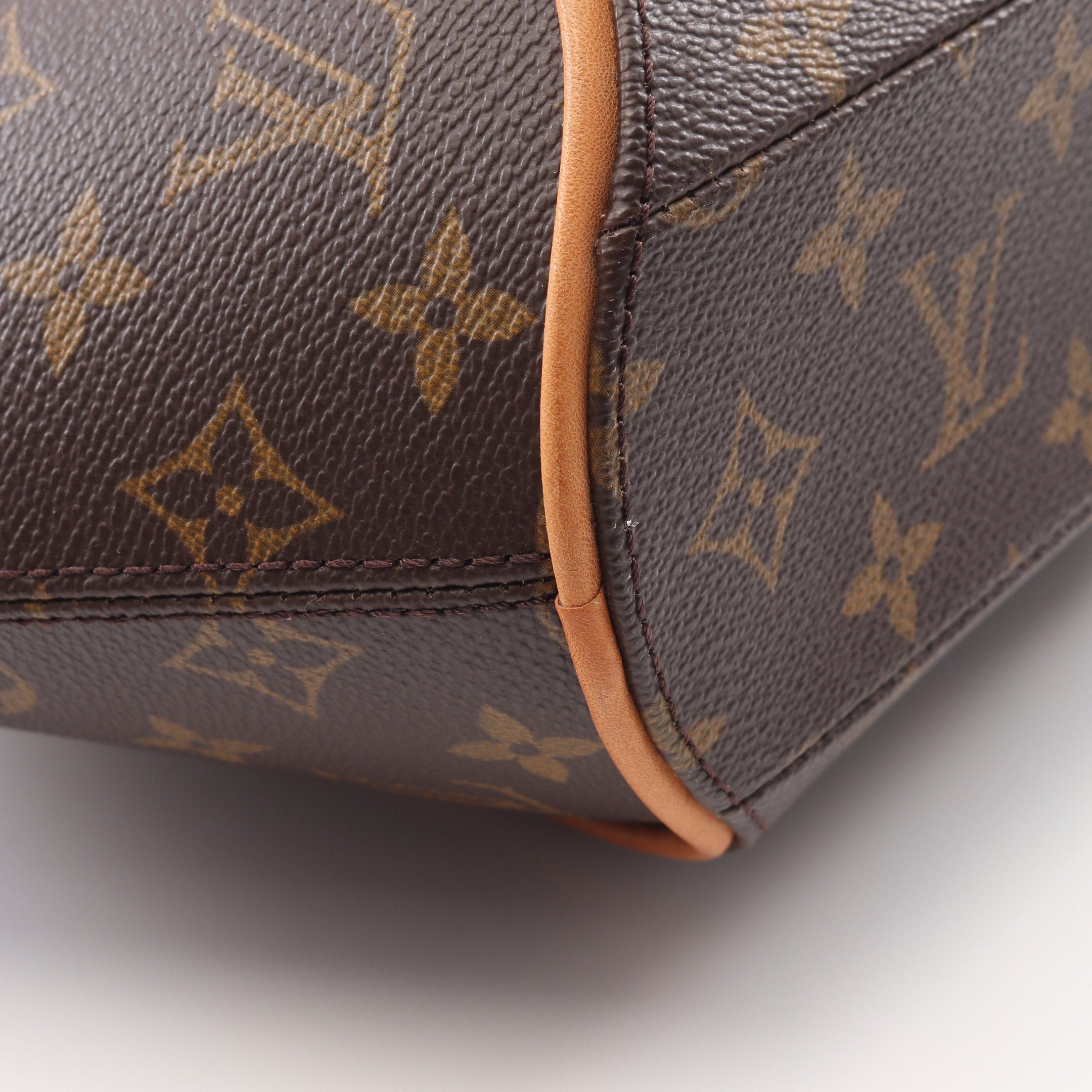 Louis Vuitton Louis Vuitton Ellipse Pm Monogram Handbag Leather Brown Size ONE SIZE - 9 Thumbnail