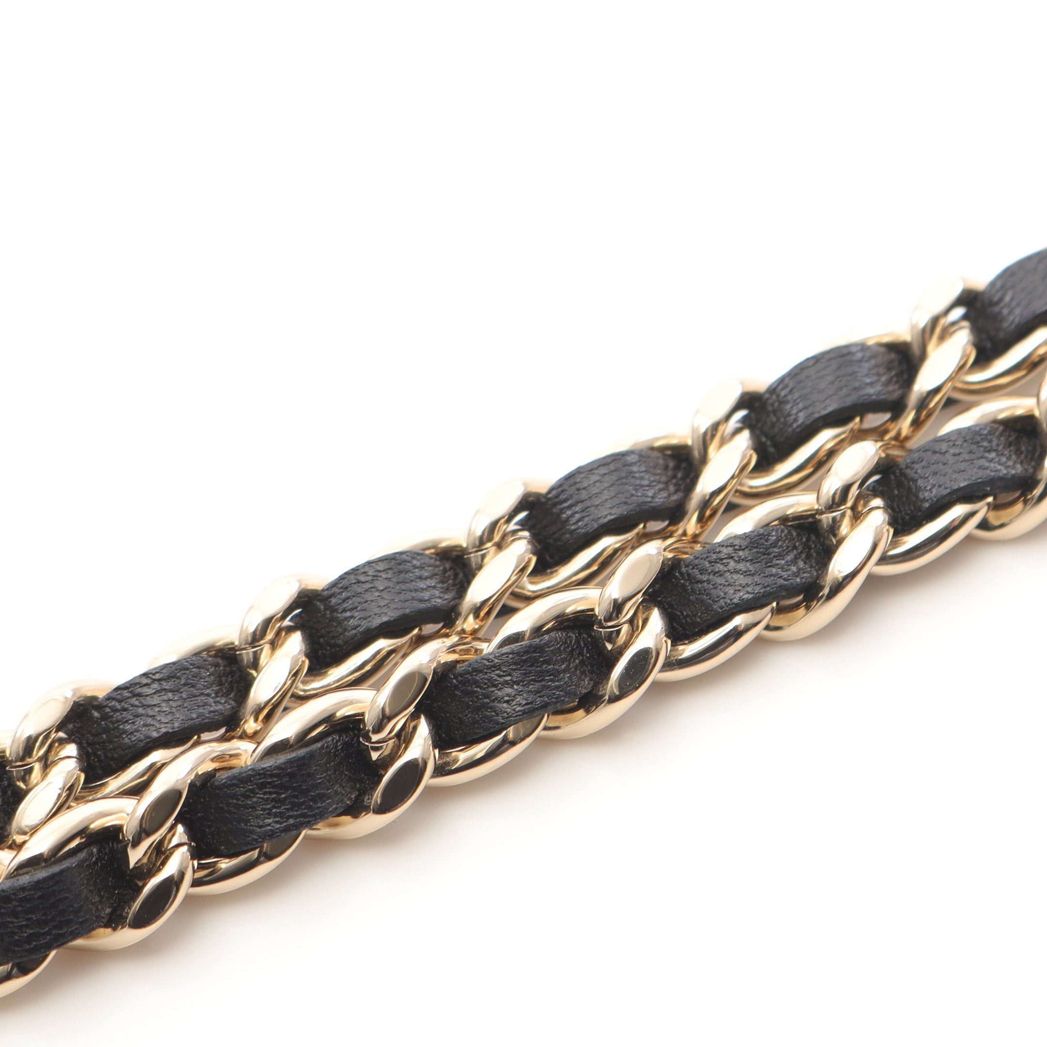 Chanel Chanel Mini Matelasse Hobo Chain Shoulder Bag Velor Black Gold Hardware Size ONE SIZE - 9 Thumbnail