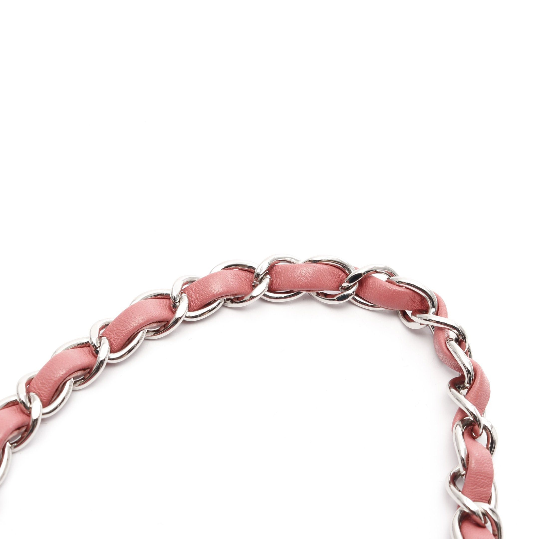 Chanel Chanel Matelasse Chain Shoulder Bag Lambskin Pink Silver Hardware Size ONE SIZE - 7 Thumbnail