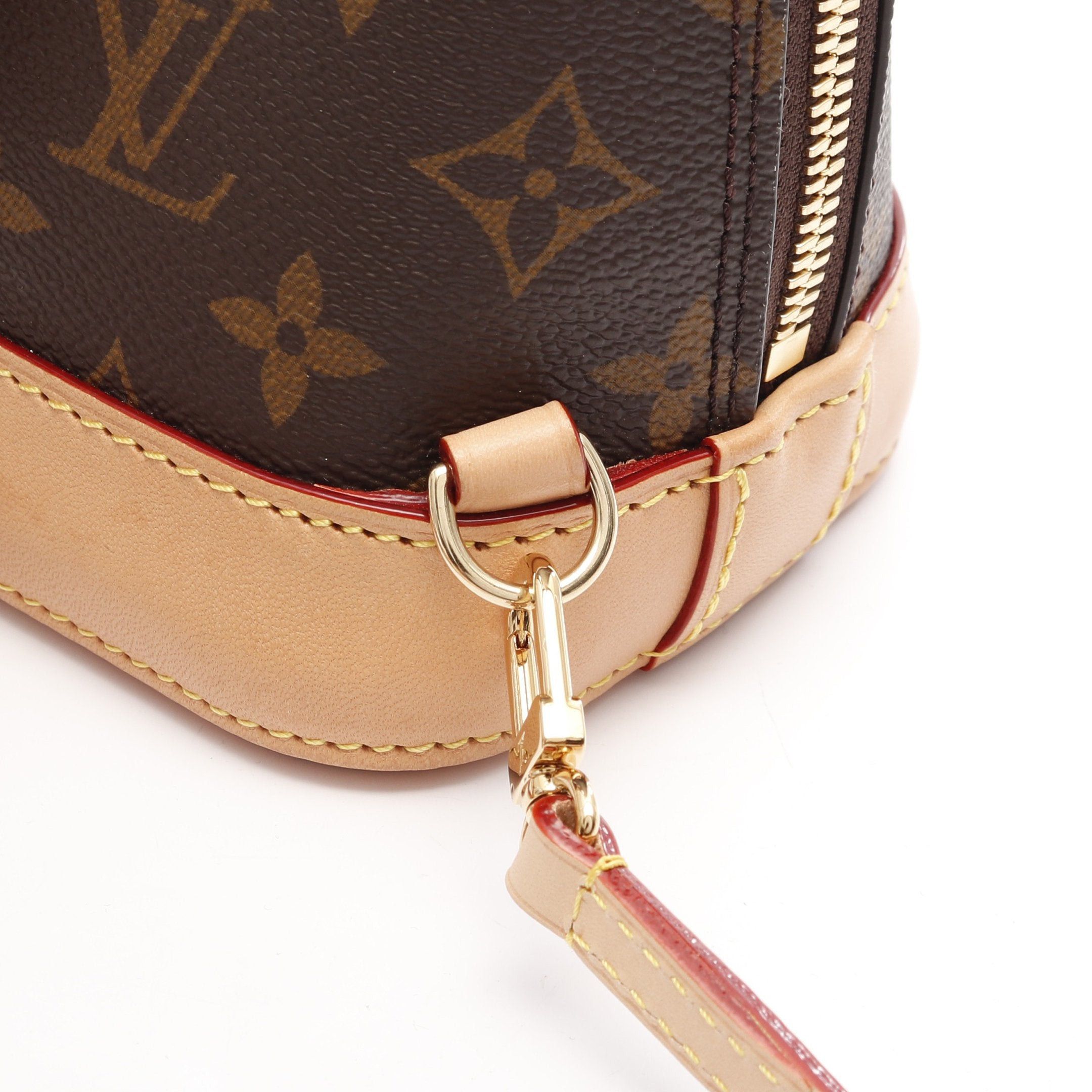 Louis Vuitton Louis Vuitton Alma Backpack Monogram Rucksack Leather Brown Size ONE SIZE - 7 Thumbnail