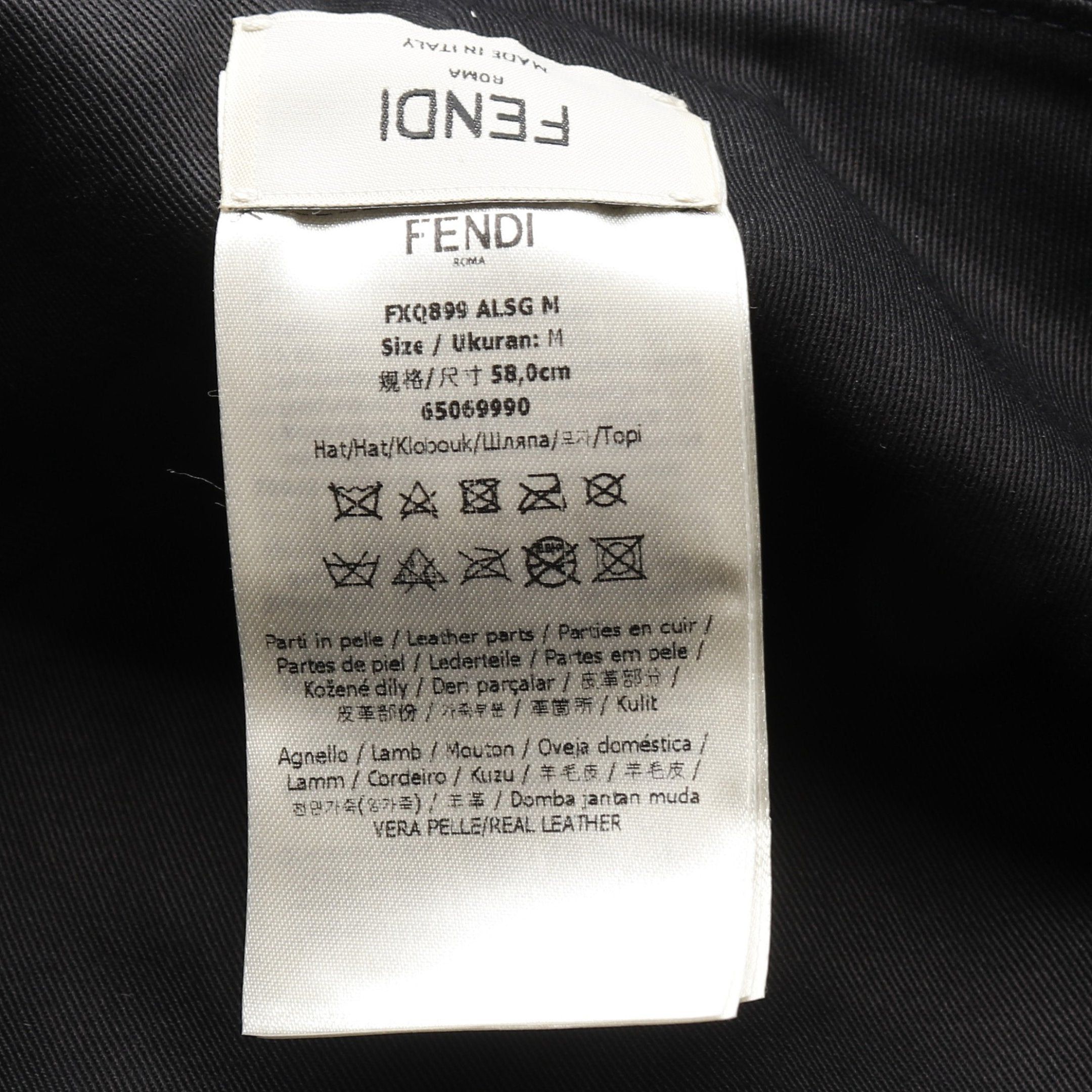 Fendi Fendi Ff Jacquard Bucket Hat Brown Size ONE SIZE - 6 Thumbnail