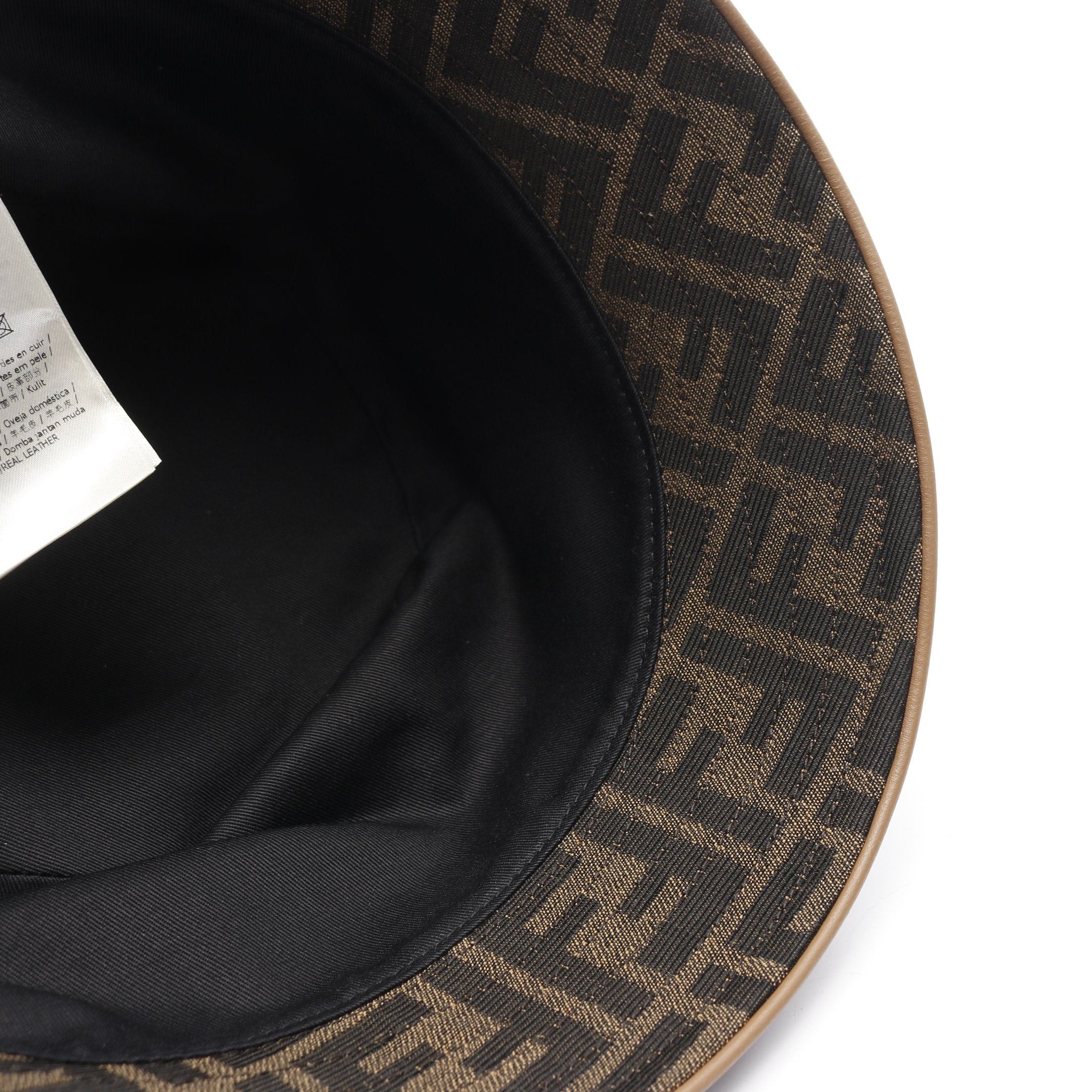 Fendi Fendi Ff Jacquard Bucket Hat Brown Size ONE SIZE - 7 Thumbnail