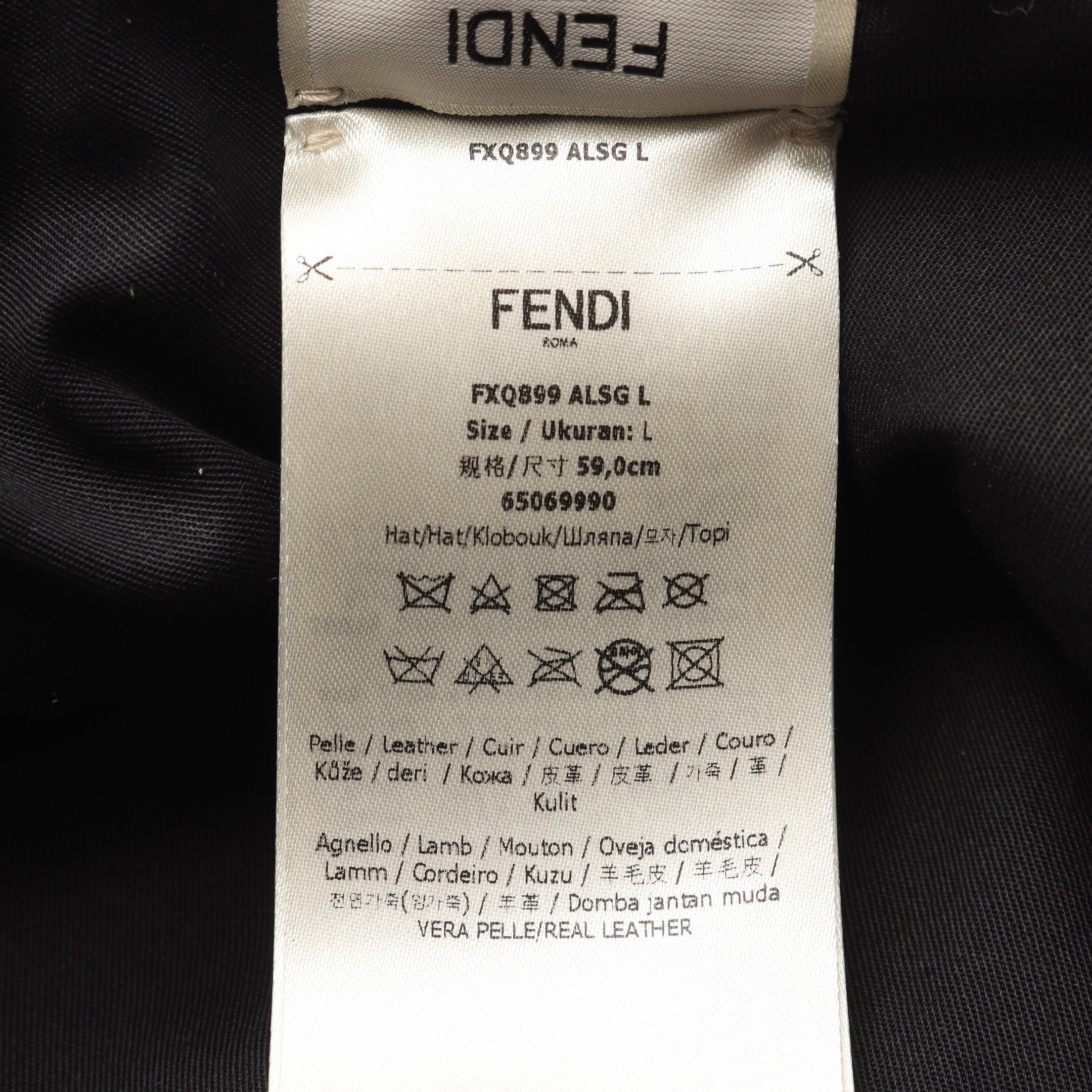 Fendi Fendi Ff Jacquard Bucket Hat Brown Size ONE SIZE - 6 Thumbnail
