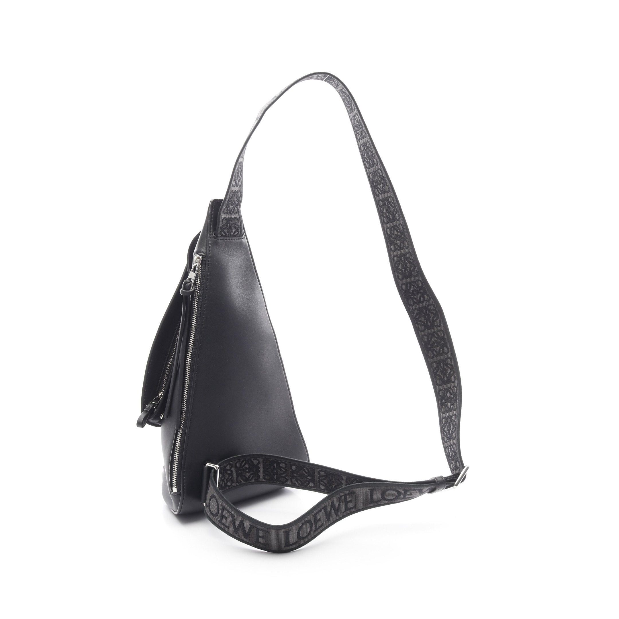 Loewe Loewe Anton Sling Body Bag Leather Black Size ONE SIZE - 2 Thumbnail