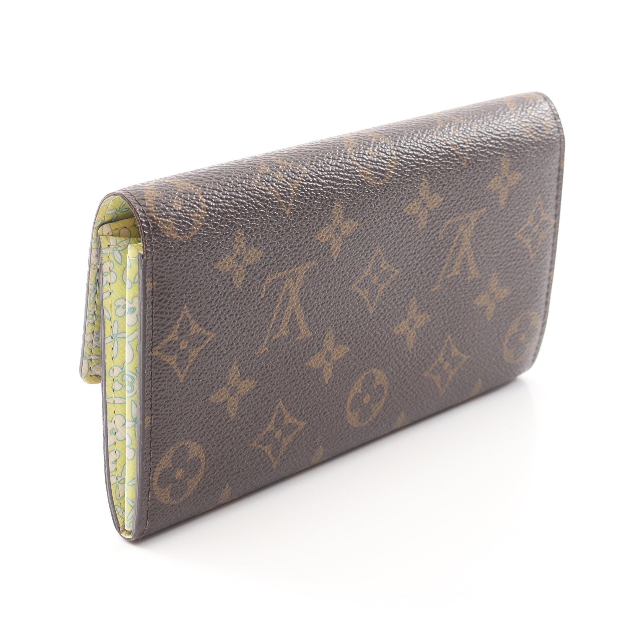 Louis Vuitton Louis Vuitton Portefeuil Sara Monogram Fleuri Bi-Fold Long Wallet Leather Brown Size ONE SIZE - 2 Thumbnail