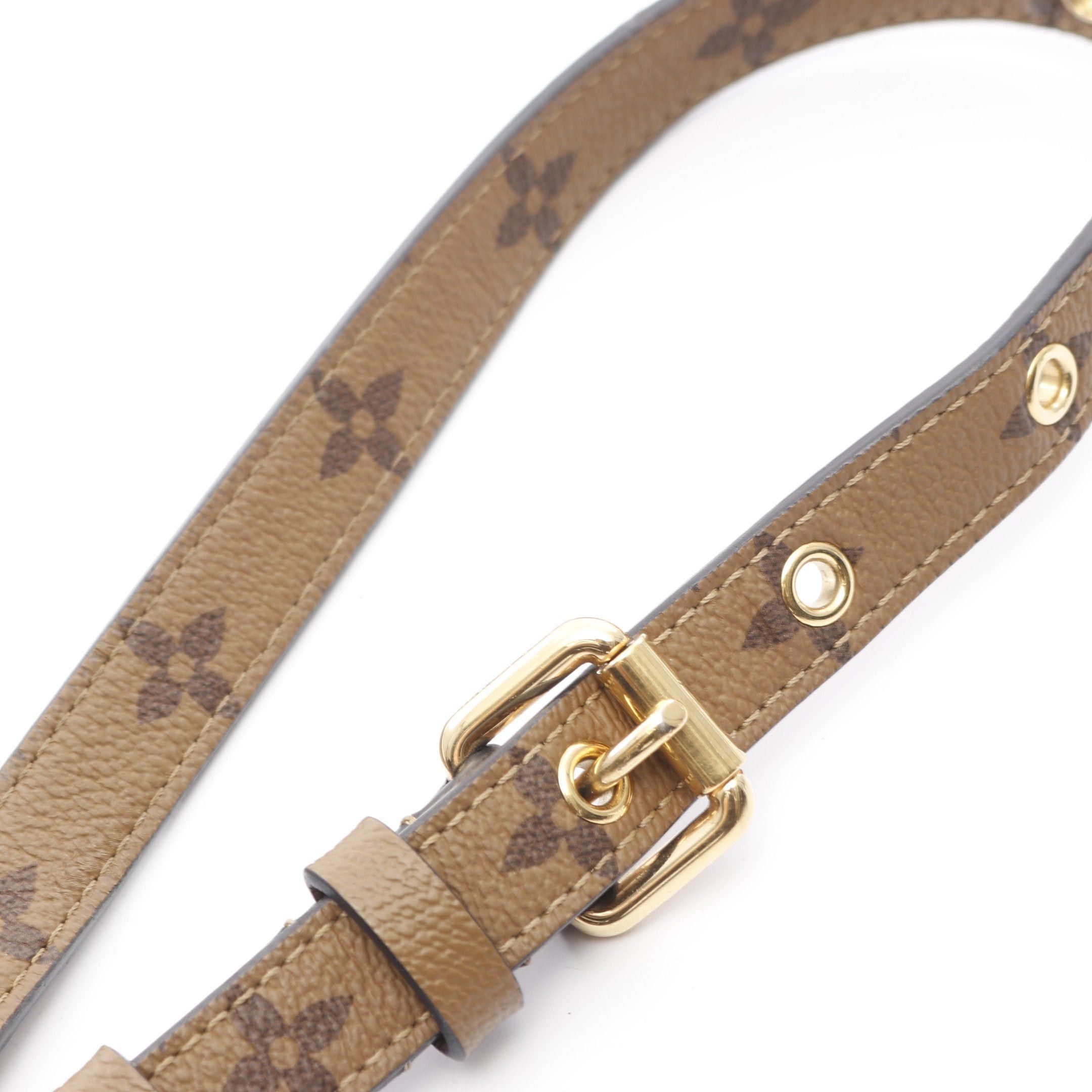 Louis Vuitton Louis Vuitton Pochette Metis Mm Monogram Reverse Handbag Leather Brown Black Size ONE SIZE - 13 Thumbnail