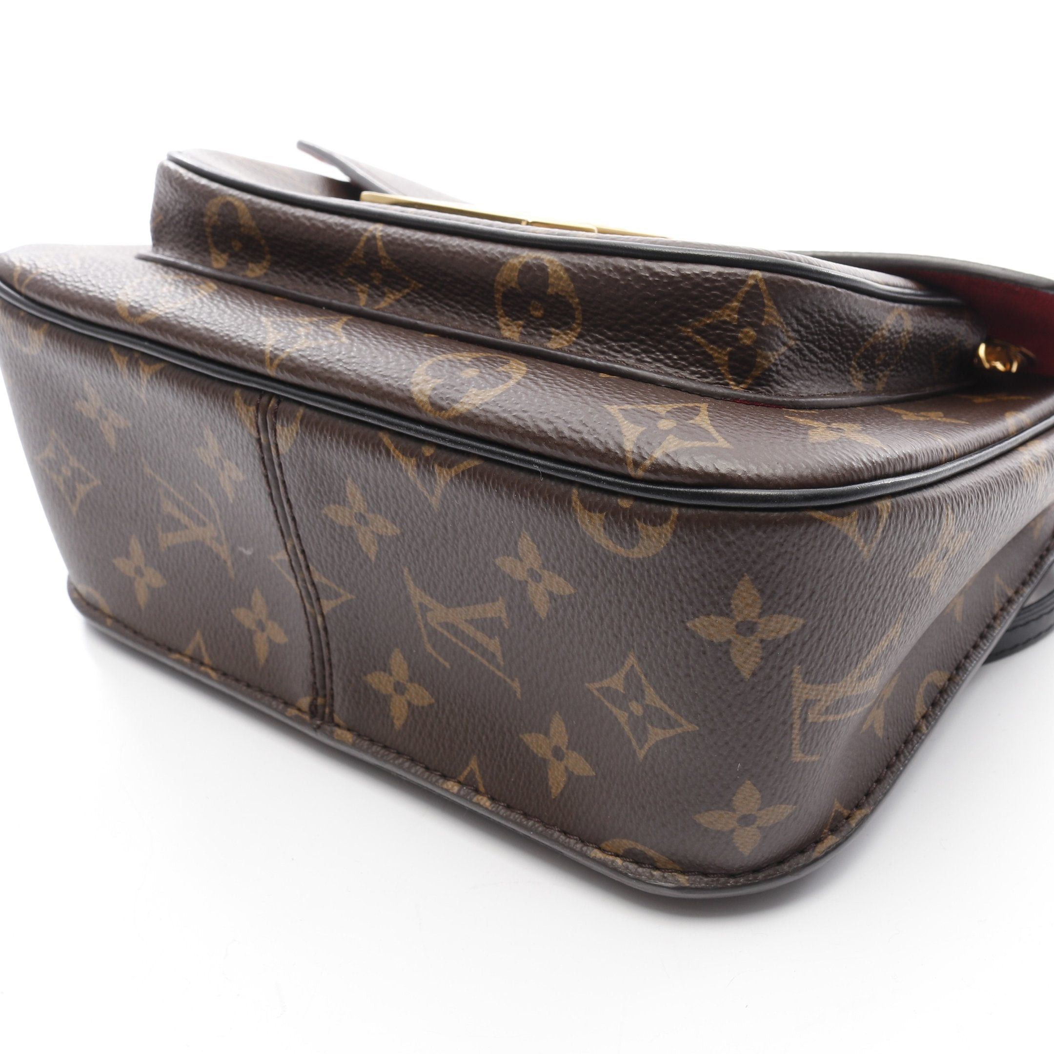Louis Vuitton Louis Vuitton Passy Monogram Chain Shoulder Bag Leather Brown Black Size ONE SIZE - 11 Thumbnail