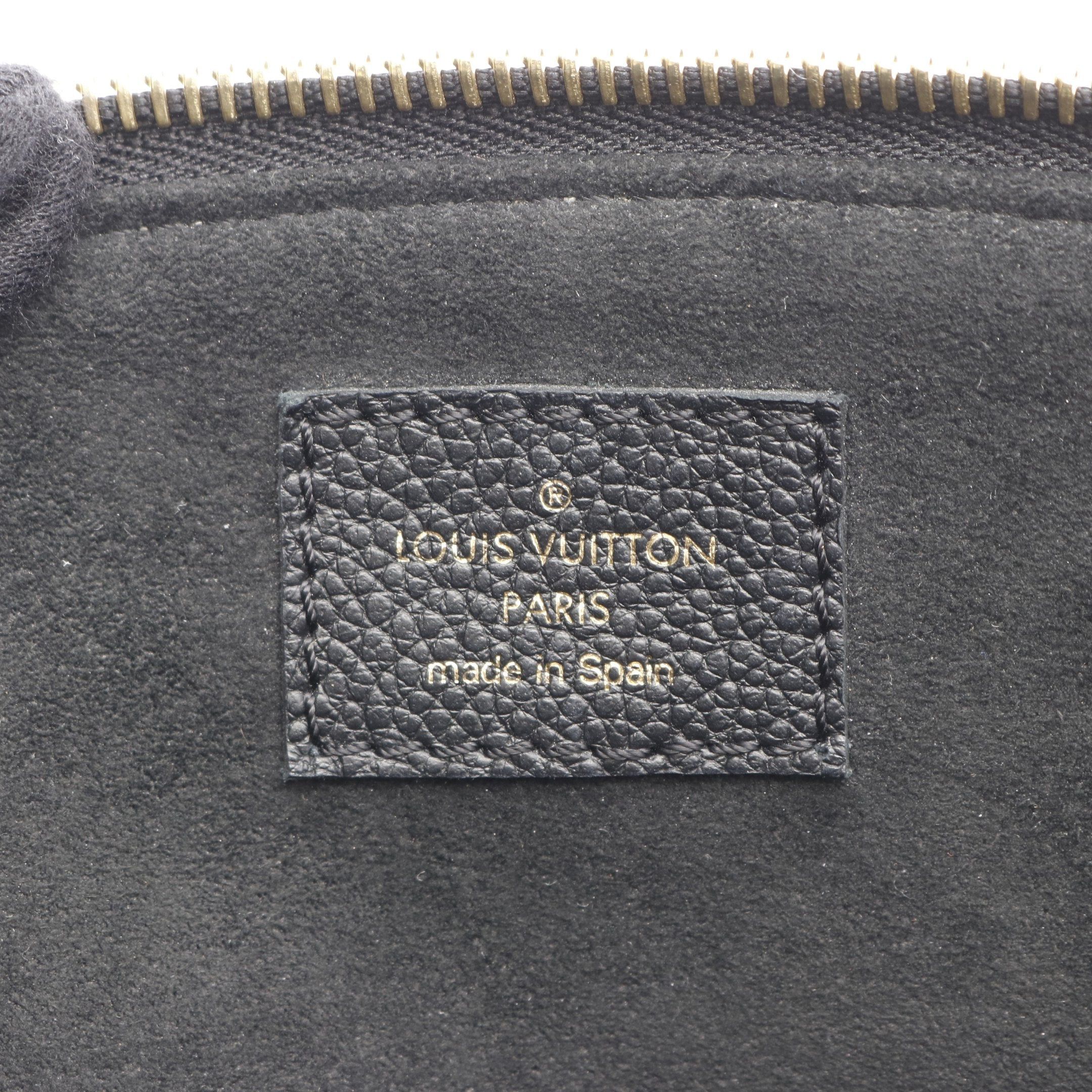 Louis Vuitton Louis Vuitton Petit Pare Pm Bicolor Monogram Empreinte Handbag Leather Black Beige Size ONE SIZE - 4 Thumbnail