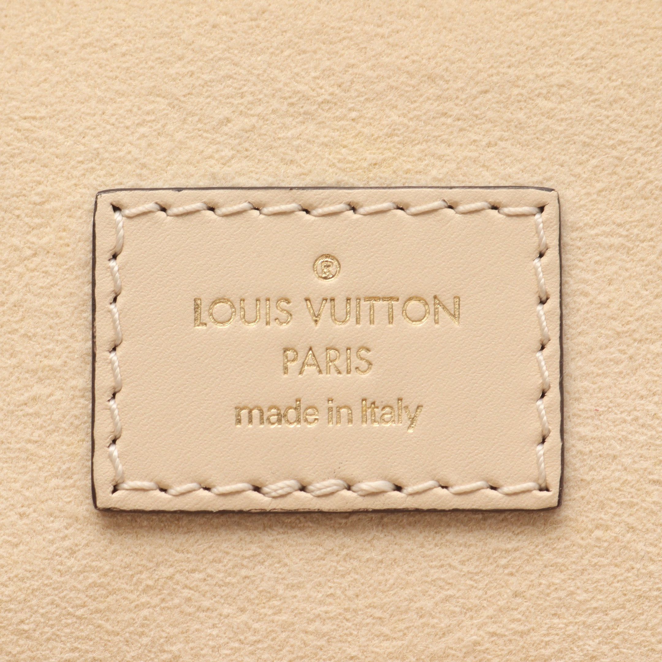 Louis Vuitton Louis Vuitton Vanity Pm Monogram Empreinte Claim Bois De Rose Handbag Bag Leather Beige Gray Brown Size ONE SIZE - 4 Thumbnail