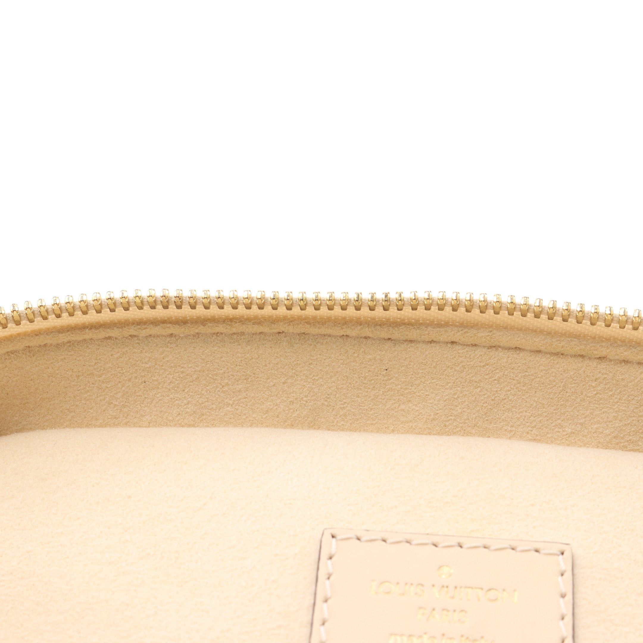 Louis Vuitton Louis Vuitton Vanity Pm Monogram Empreinte Claim Bois De Rose Handbag Bag Leather Beige Gray Brown Size ONE SIZE - 7 Thumbnail