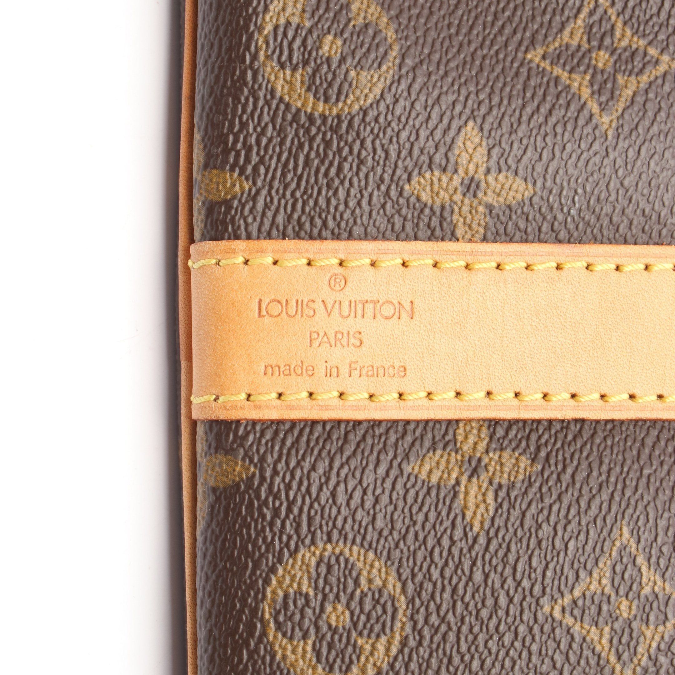 Louis Vuitton Louis Vuitton Keepall 50 Monogram Boston Bag Leather Brown Size ONE SIZE - 4 Thumbnail