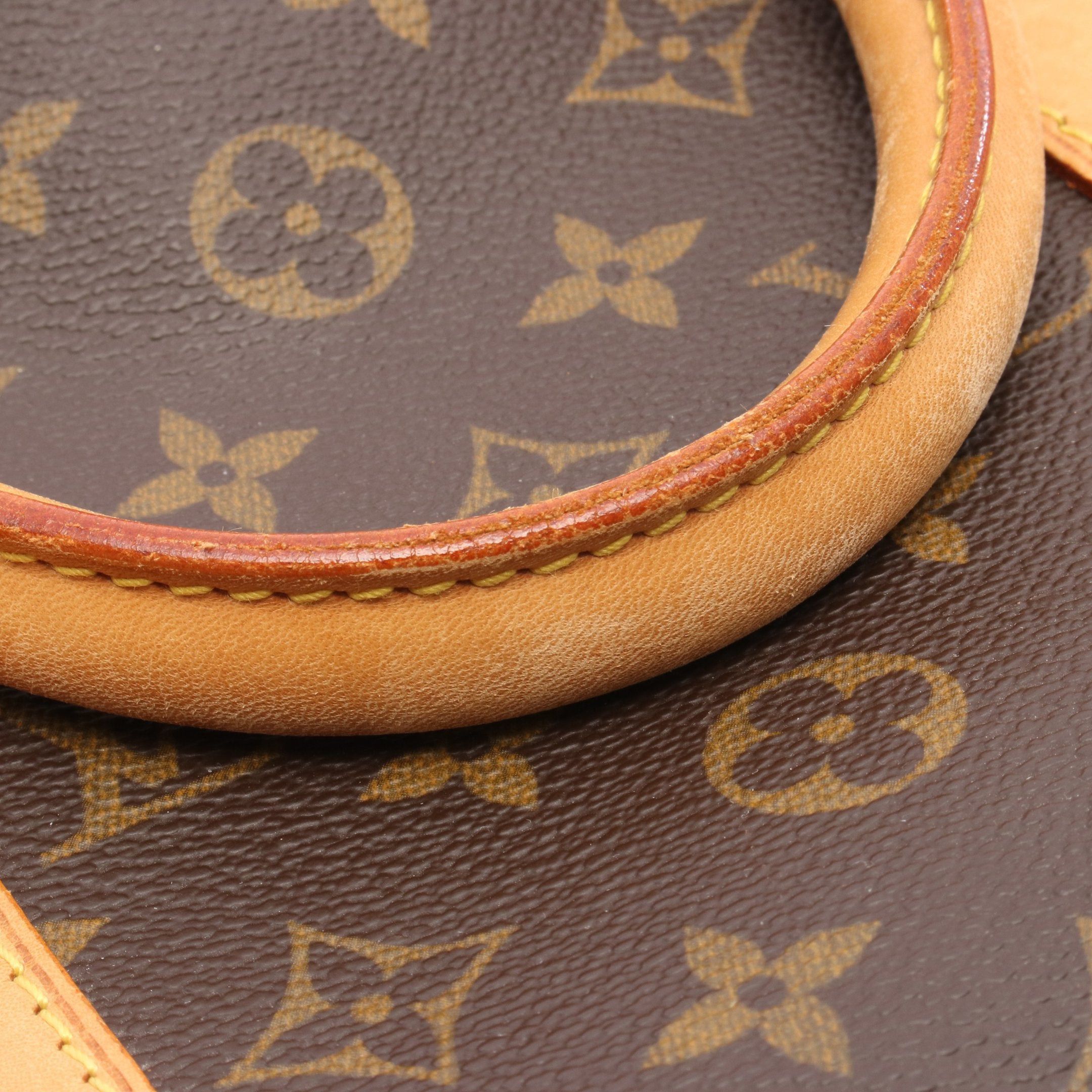 Louis Vuitton Louis Vuitton Keepall 50 Monogram Boston Bag Leather Brown Size ONE SIZE - 7 Thumbnail