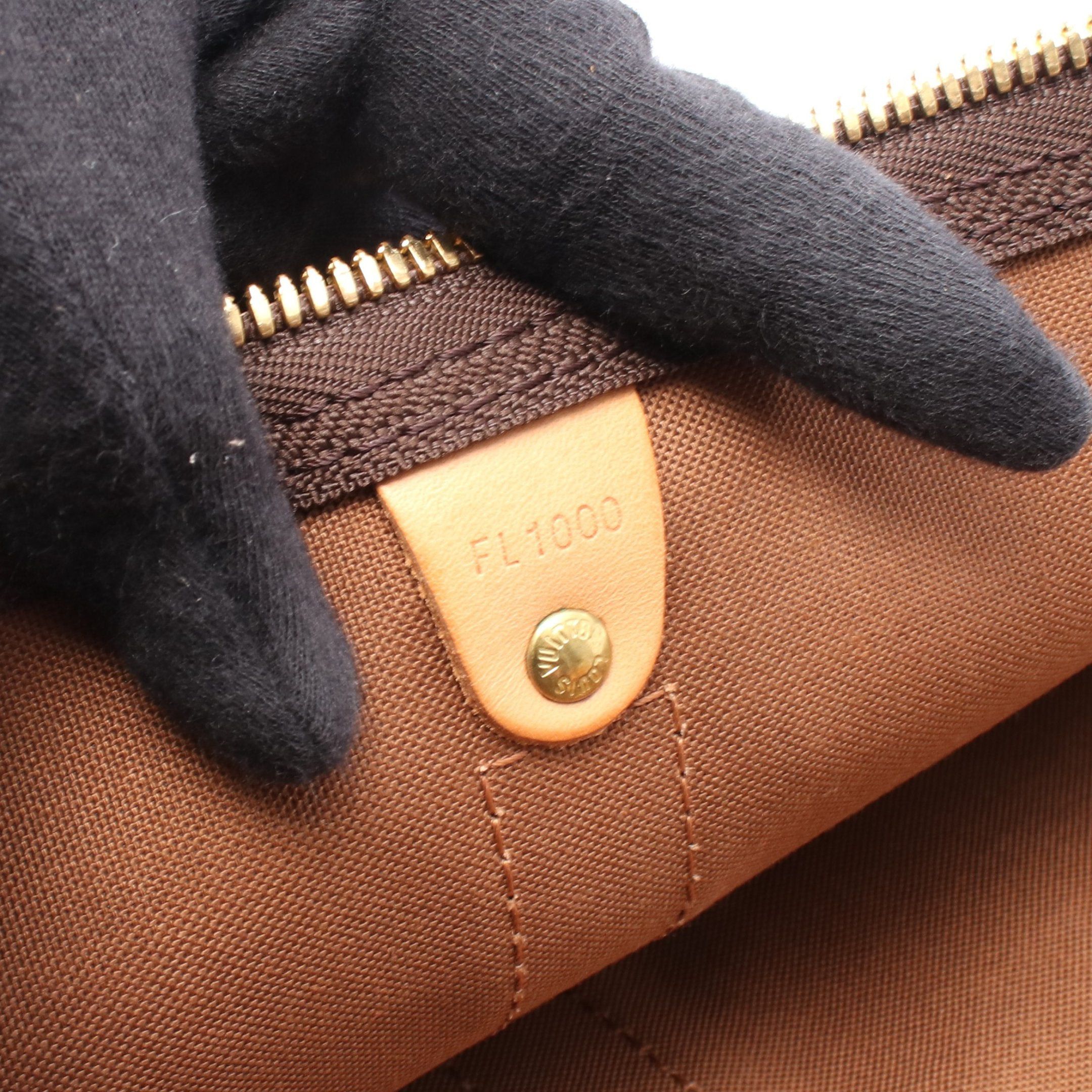 Louis Vuitton Louis Vuitton Keepall 45 Monogram Boston Bag Leather Brown Size ONE SIZE - 5 Thumbnail