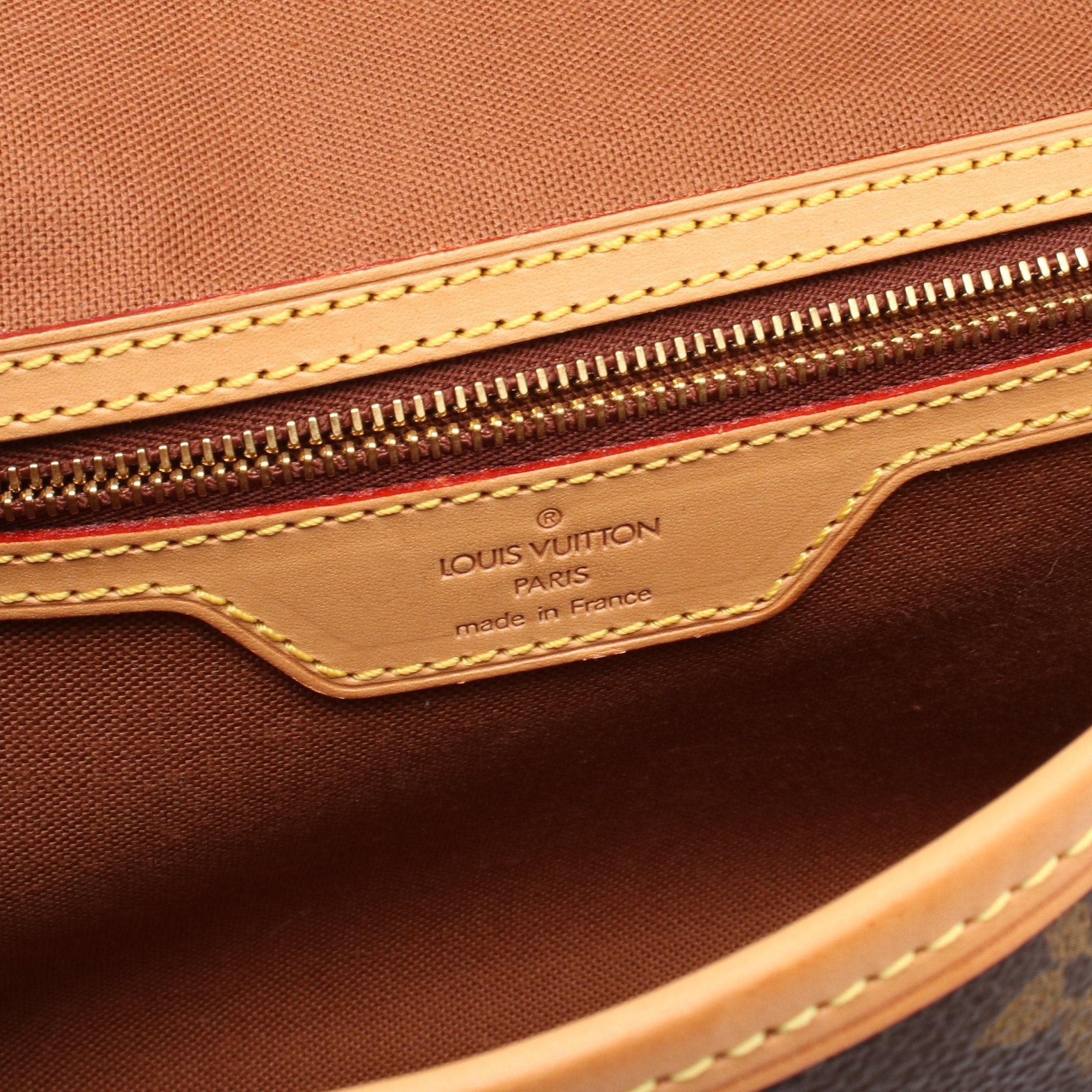 Louis Vuitton Louis Vuitton Sologne Monogram Shoulder Bag Leather Brown Size ONE SIZE - 4 Thumbnail