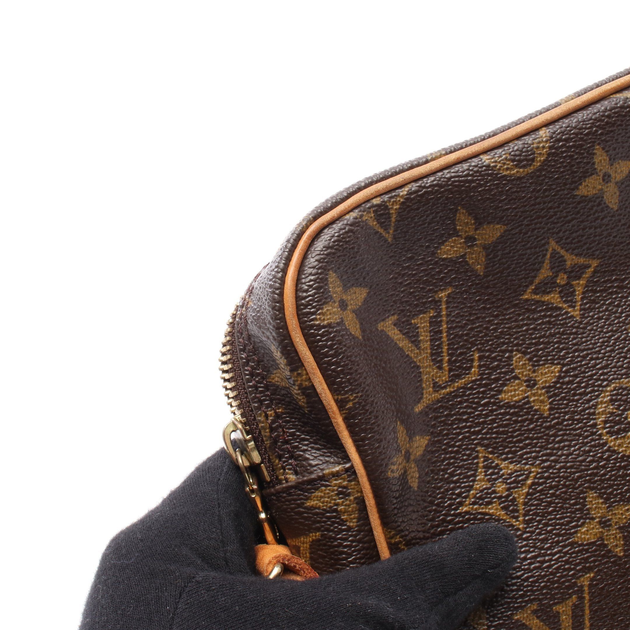Louis Vuitton Louis Vuitton Amazon Monogram Shoulder Bag Leather Brown Size ONE SIZE - 8 Thumbnail