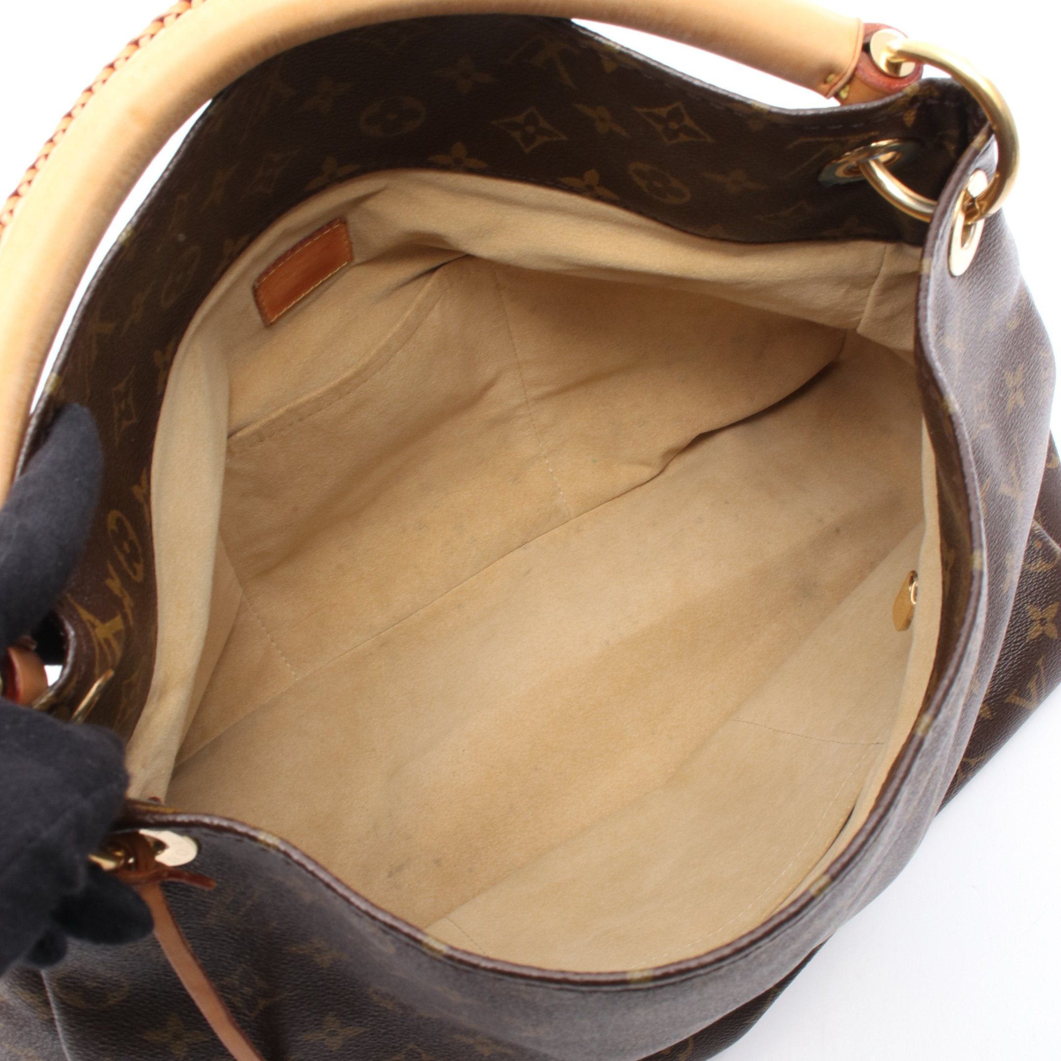 Louis Vuitton Louis Vuitton Artsy Mm Monogram Shoulder Bag Leather Brown Size ONE SIZE - 3 Thumbnail