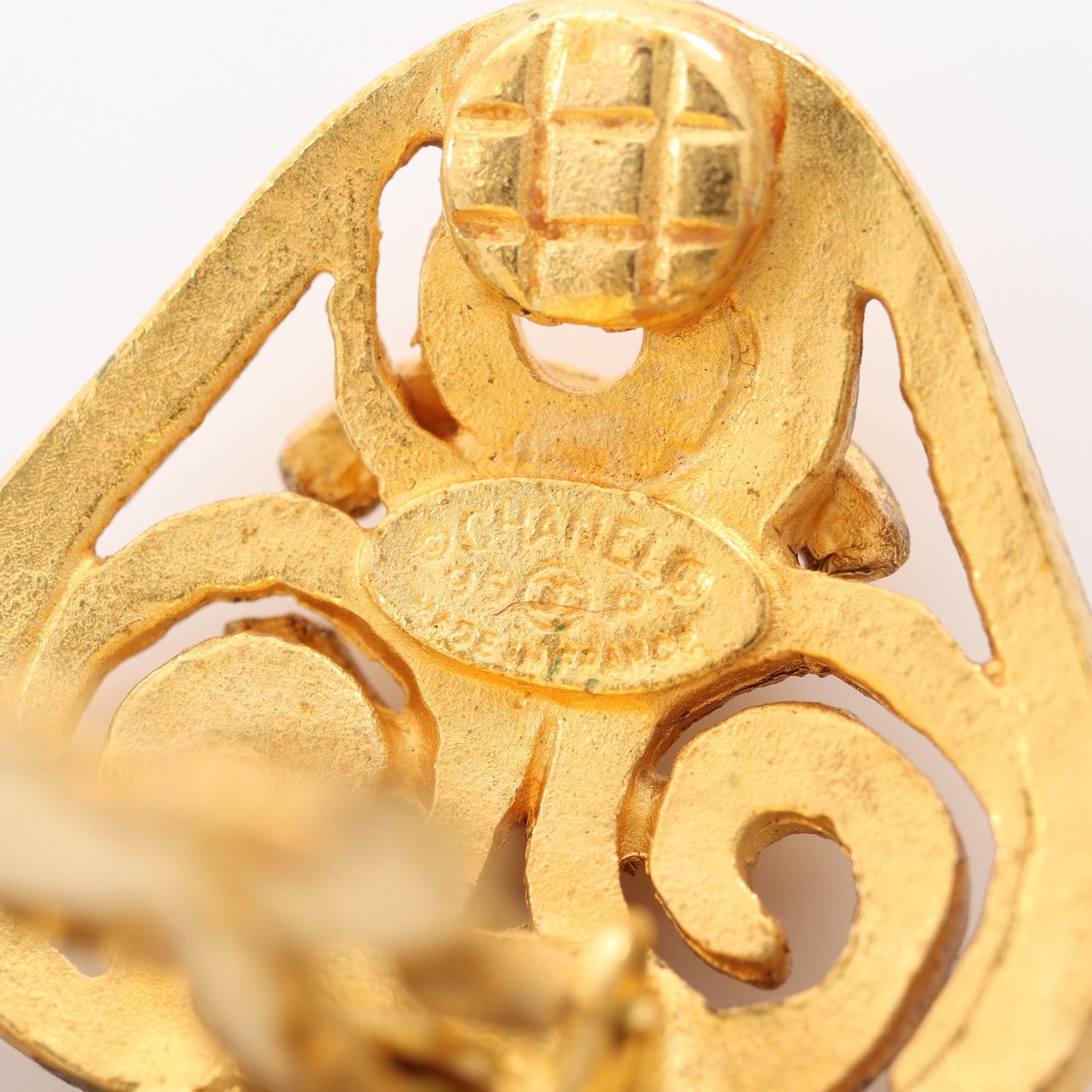 Chanel Chanel Coco Mark Earrings Gp Gold 95P Size ONE SIZE - 3 Thumbnail