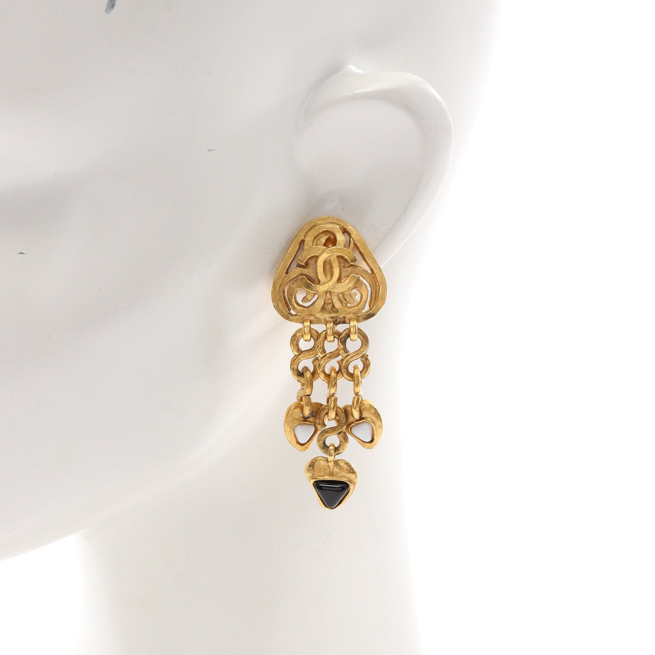Chanel Chanel Coco Mark Earrings Gp Gold 95P Size ONE SIZE - 4 Thumbnail