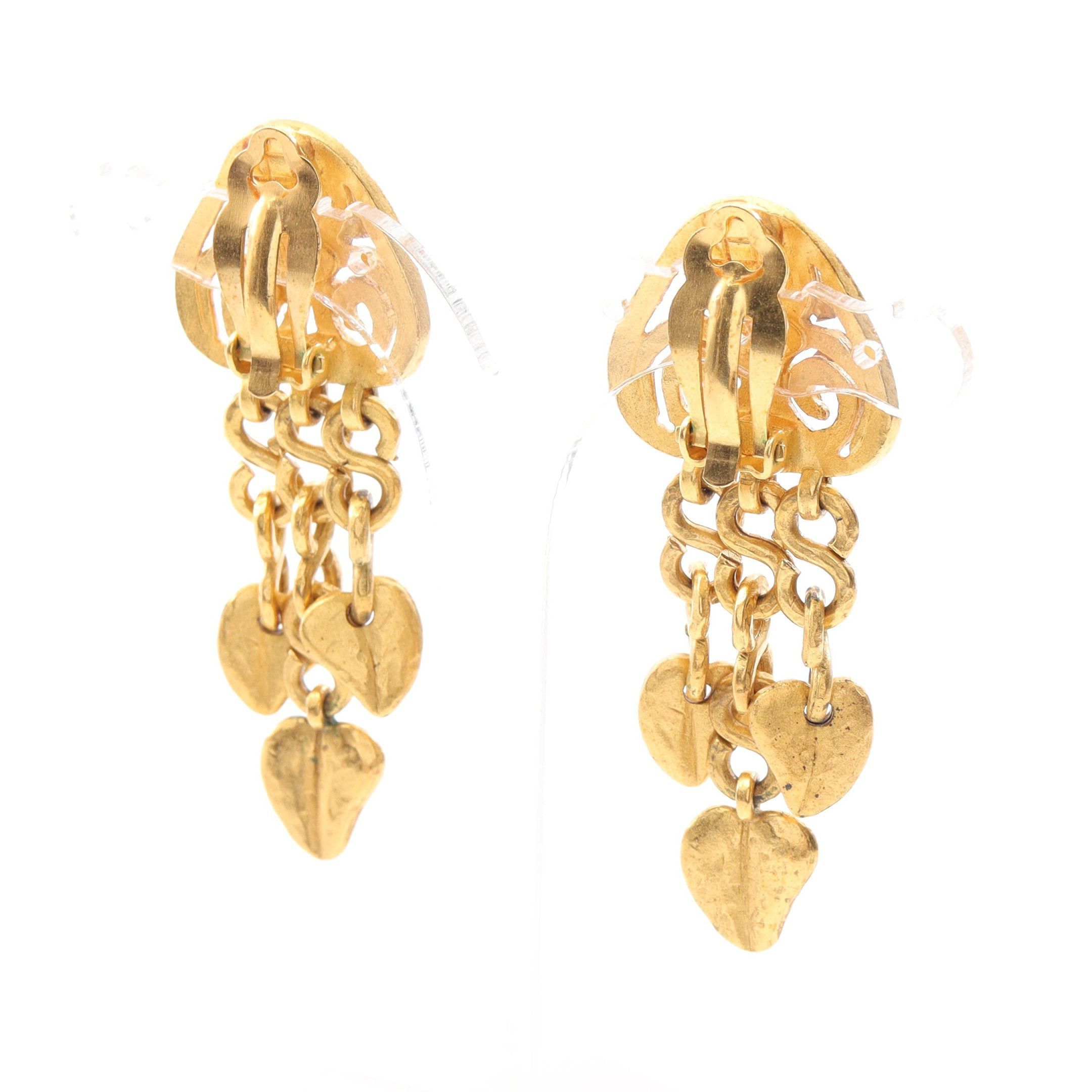 Chanel Chanel Coco Mark Earrings Gp Gold 95P Size ONE SIZE - 2 Thumbnail