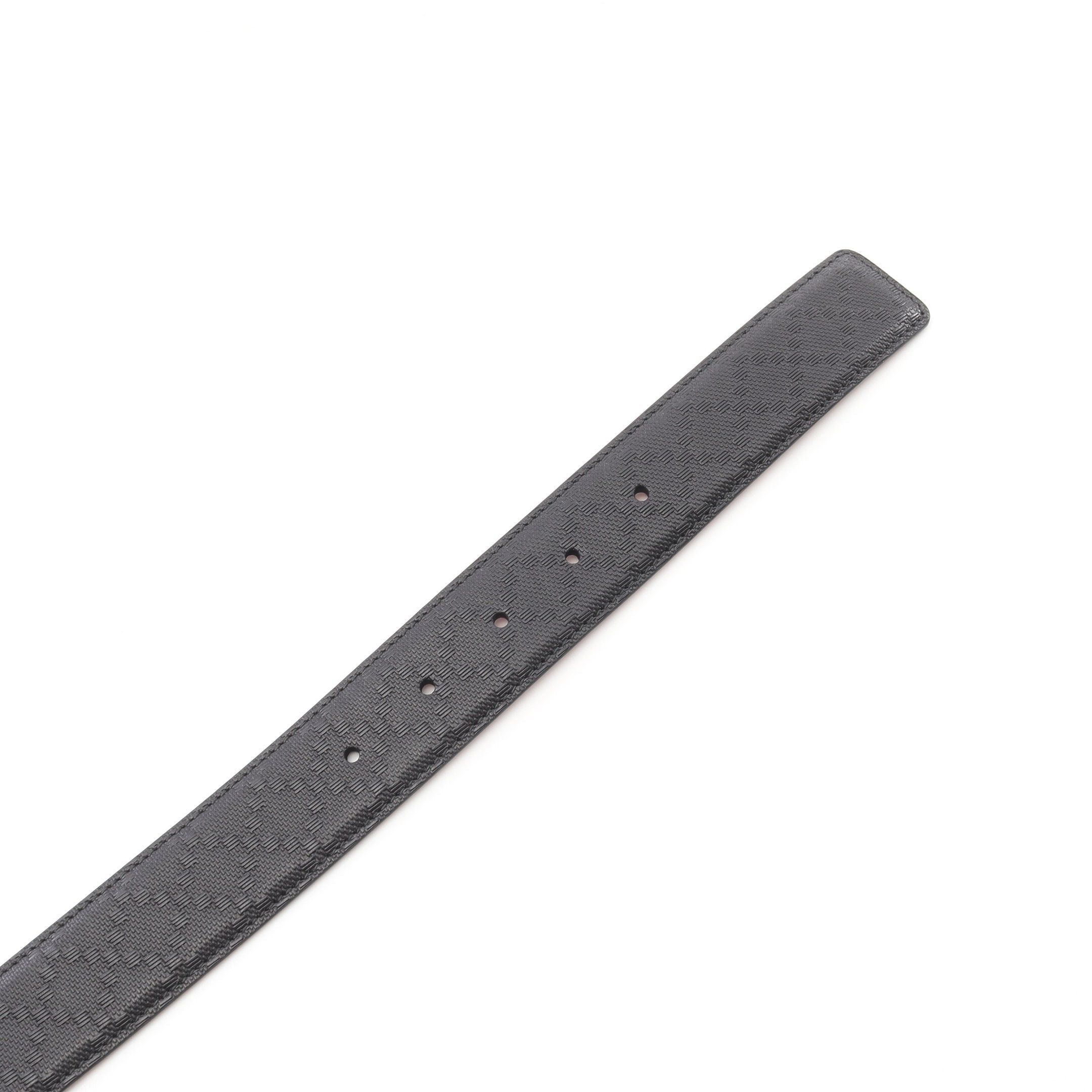 Gucci Gucci Gucci Sima Belt Leather Black Size ONE SIZE - 3 Thumbnail