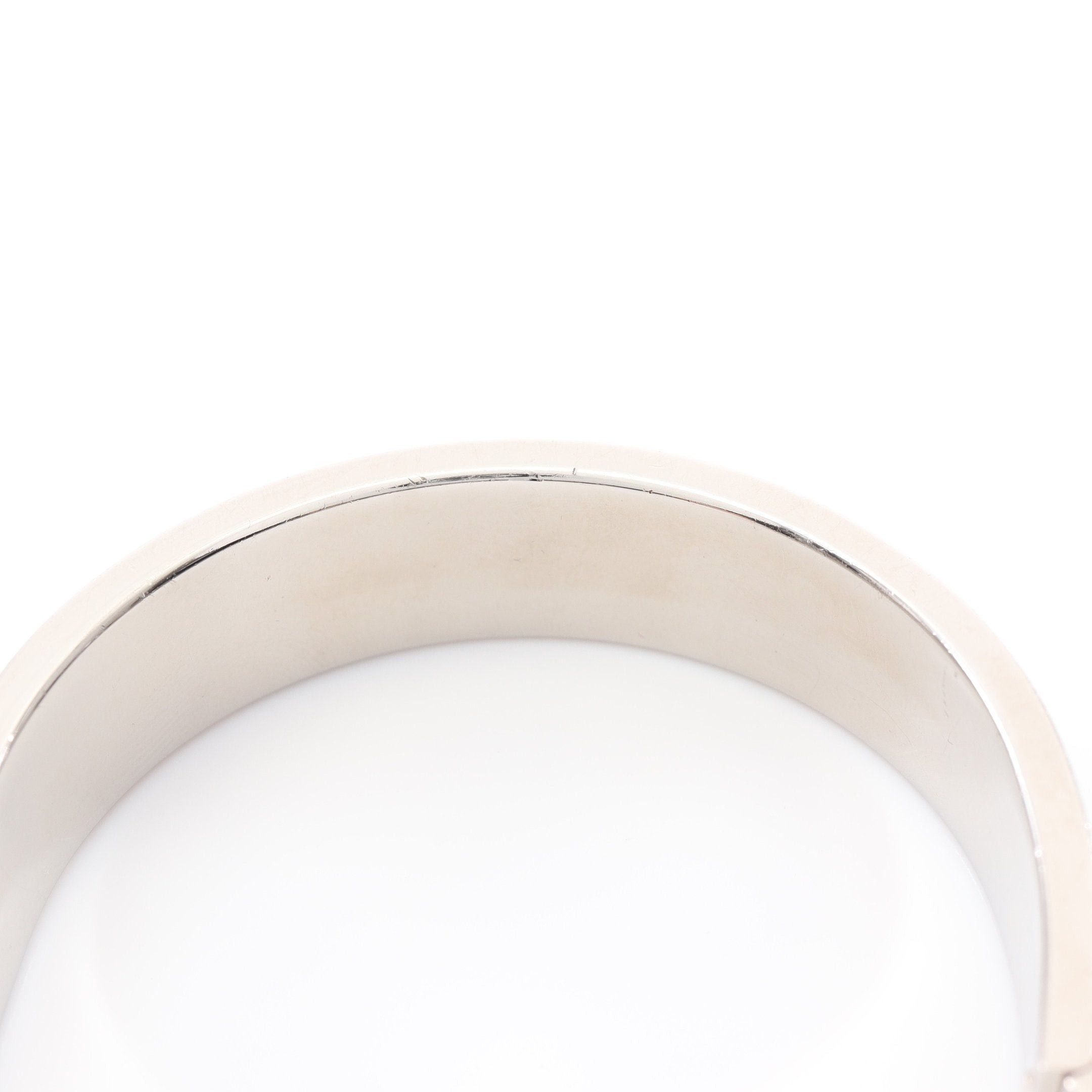 Hermes Hermes Jet Bracelet Bangle Silver Black Size ONE SIZE - 10 Thumbnail