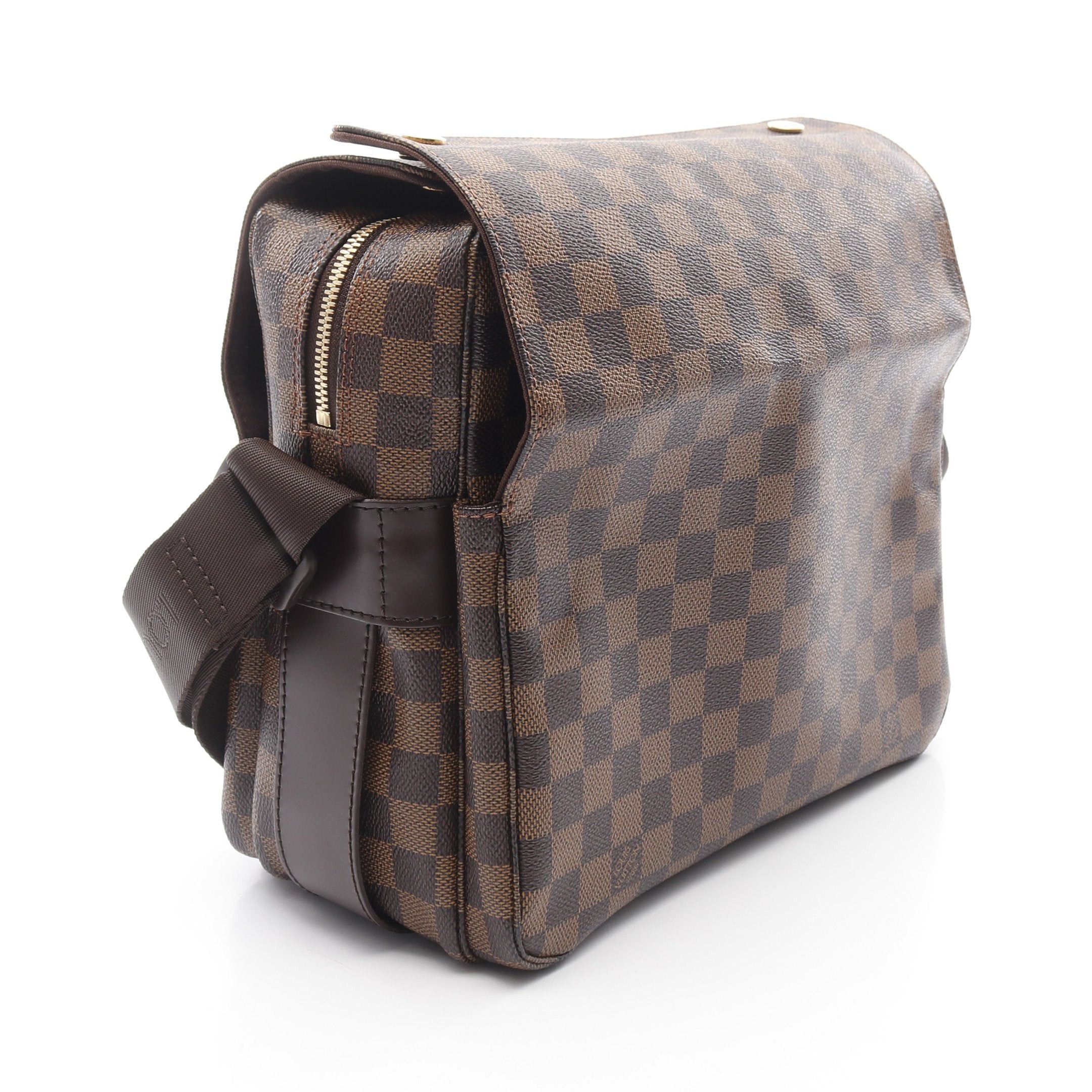 Louis Vuitton Louis Vuitton Naviglio Damier Ebene Shoulder Bag Leather Brown Size ONE SIZE - 2 Thumbnail