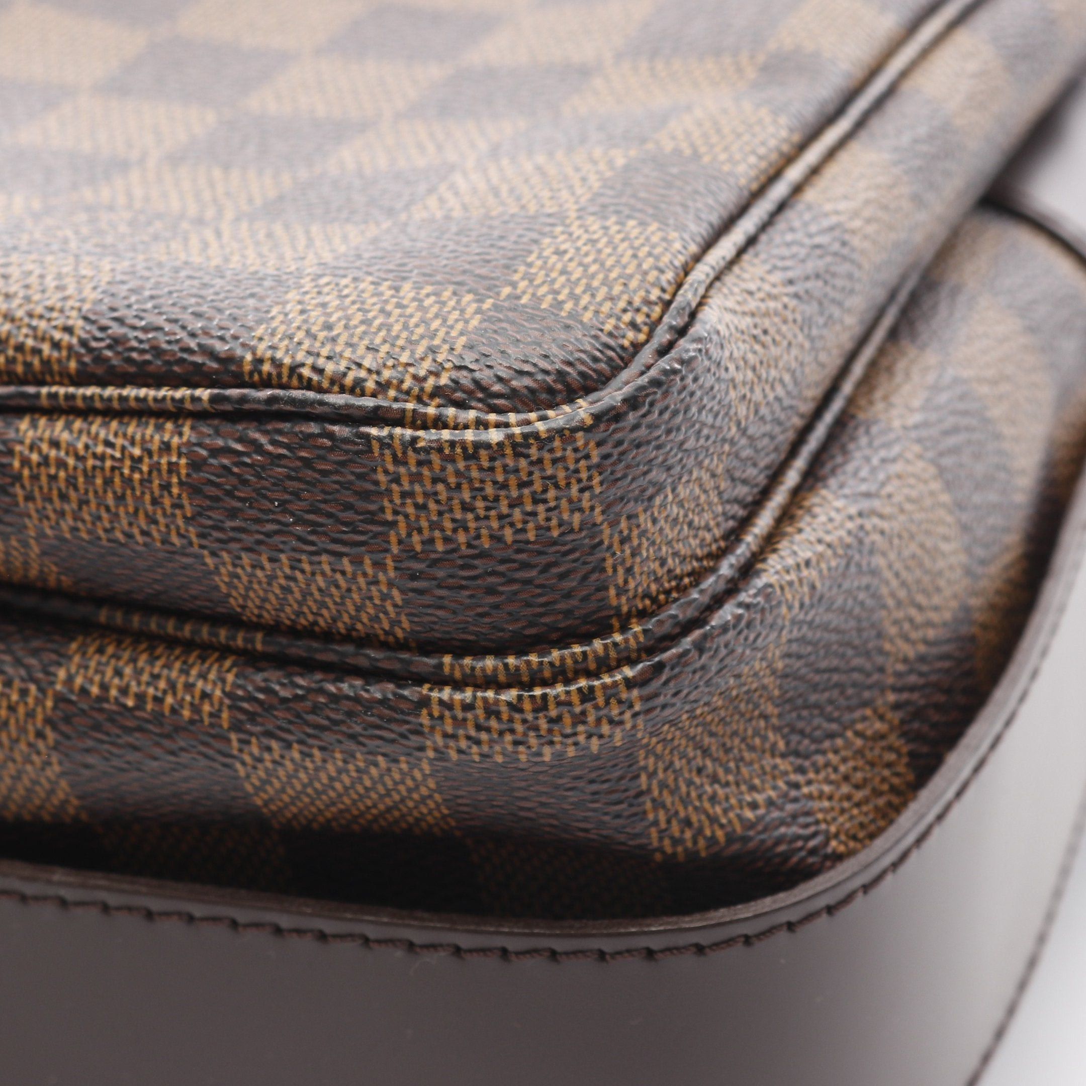 Louis Vuitton Louis Vuitton Naviglio Damier Ebene Shoulder Bag Leather Brown Size ONE SIZE - 8 Thumbnail