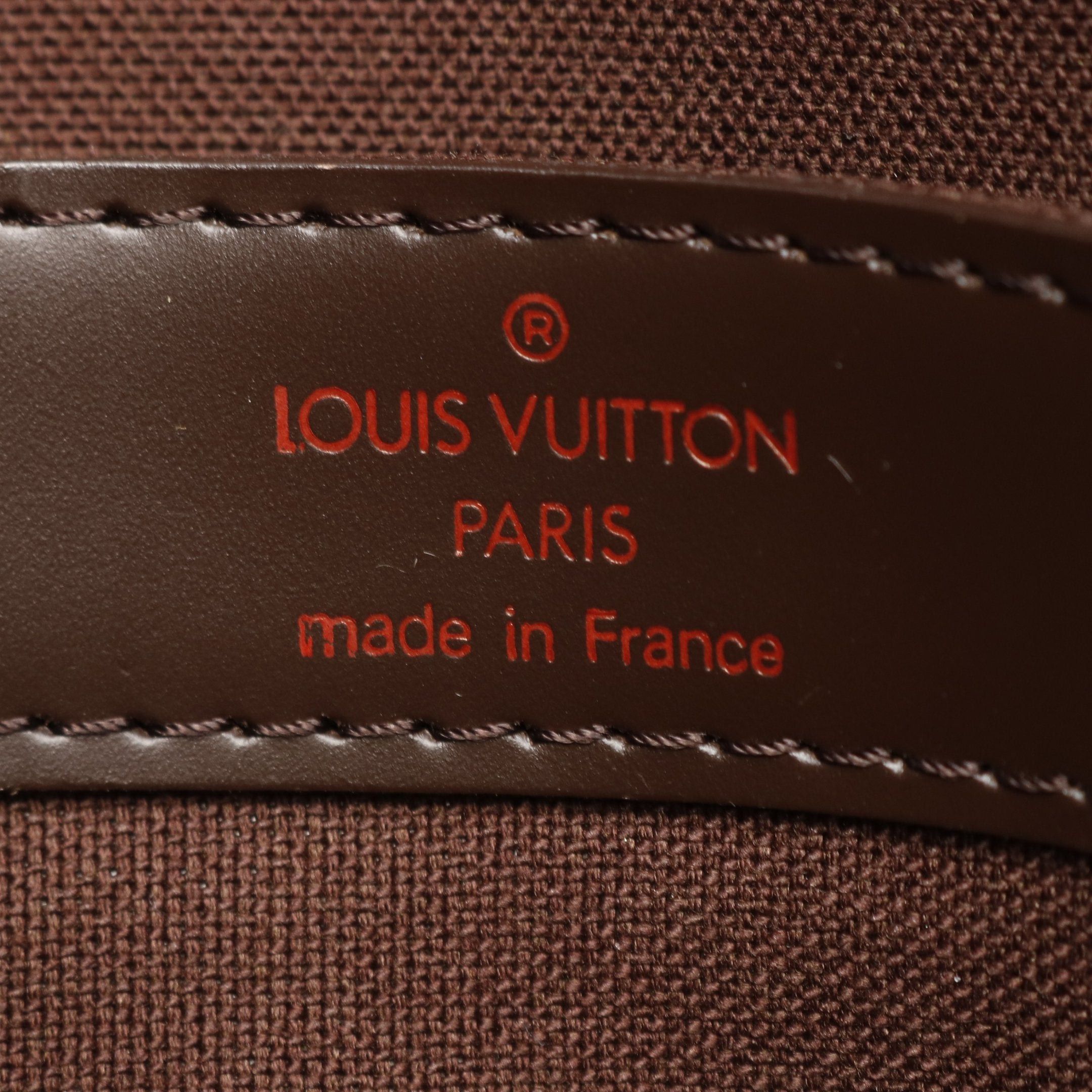 Louis Vuitton Louis Vuitton Naviglio Damier Ebene Shoulder Bag Leather Brown Size ONE SIZE - 4 Thumbnail