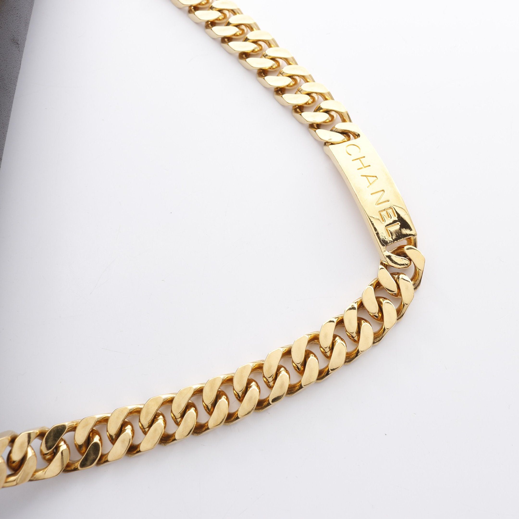 Chanel Chanel Coco Mark Chain Handbag Lambskin Black Gold Hardware Size ONE SIZE - 12 Thumbnail