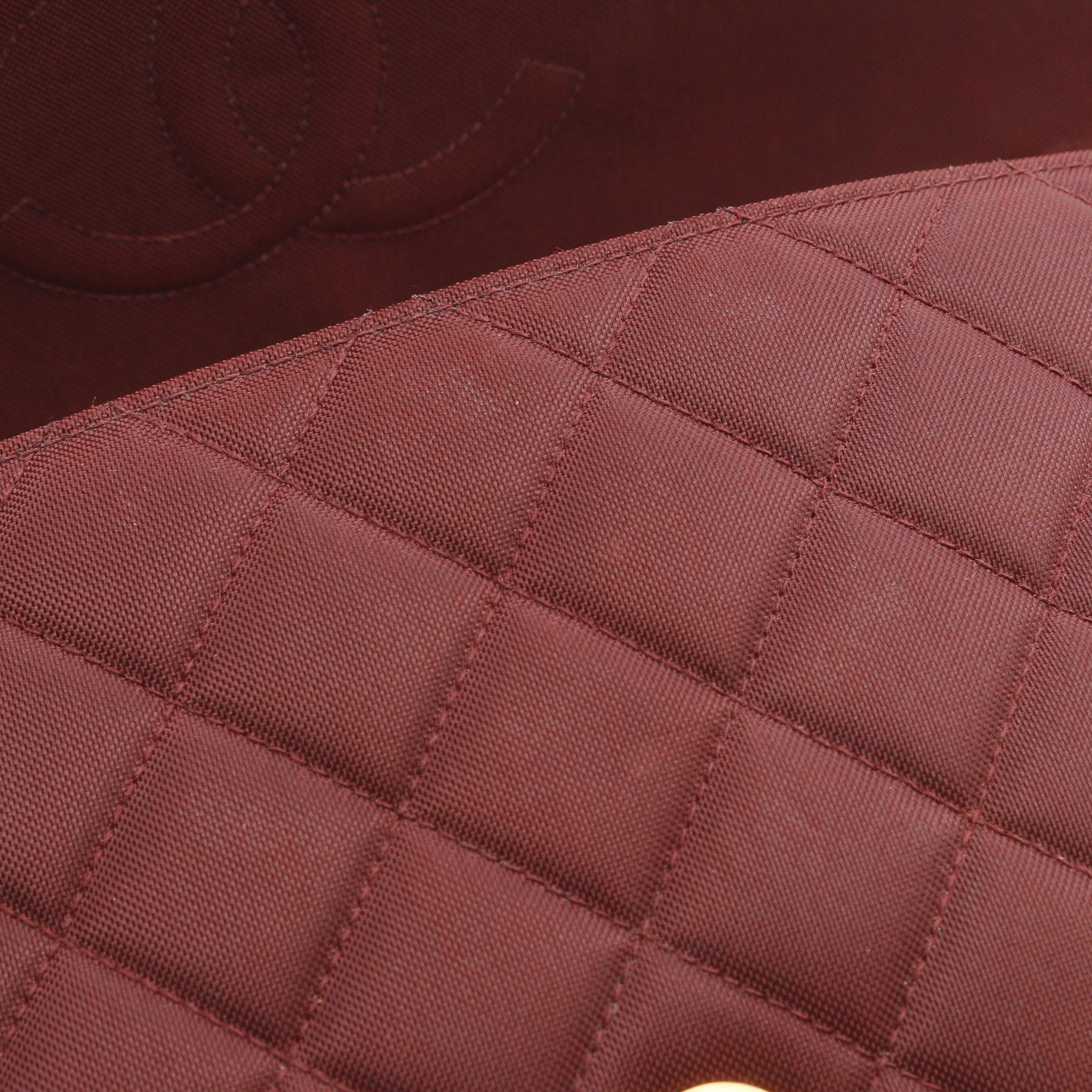 Chanel Chanel Matelasse Single Flap Chain Shoulder Bag Nylon Burgundy Gold Hardware Size ONE SIZE - 9 Thumbnail