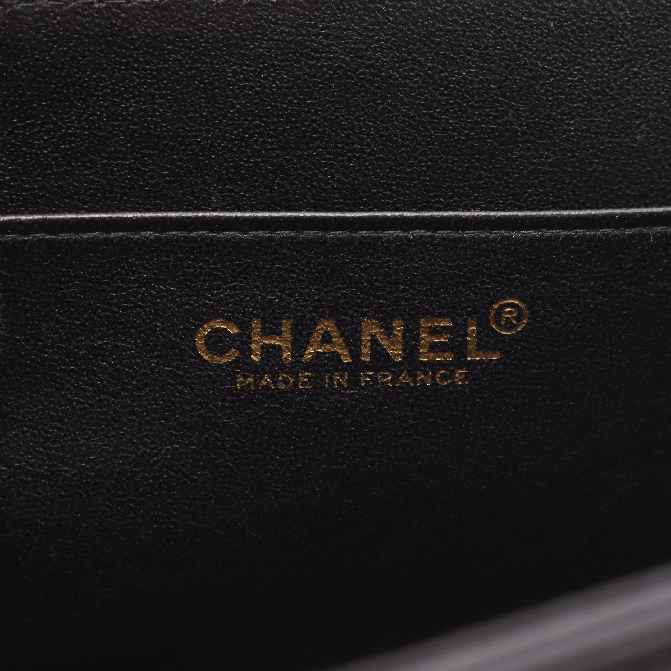 Chanel Chanel 2.55 Chocolate Bar Double Chain Shoulder Bag Lambskin Black Gold Hardware Size ONE SIZE - 4 Thumbnail