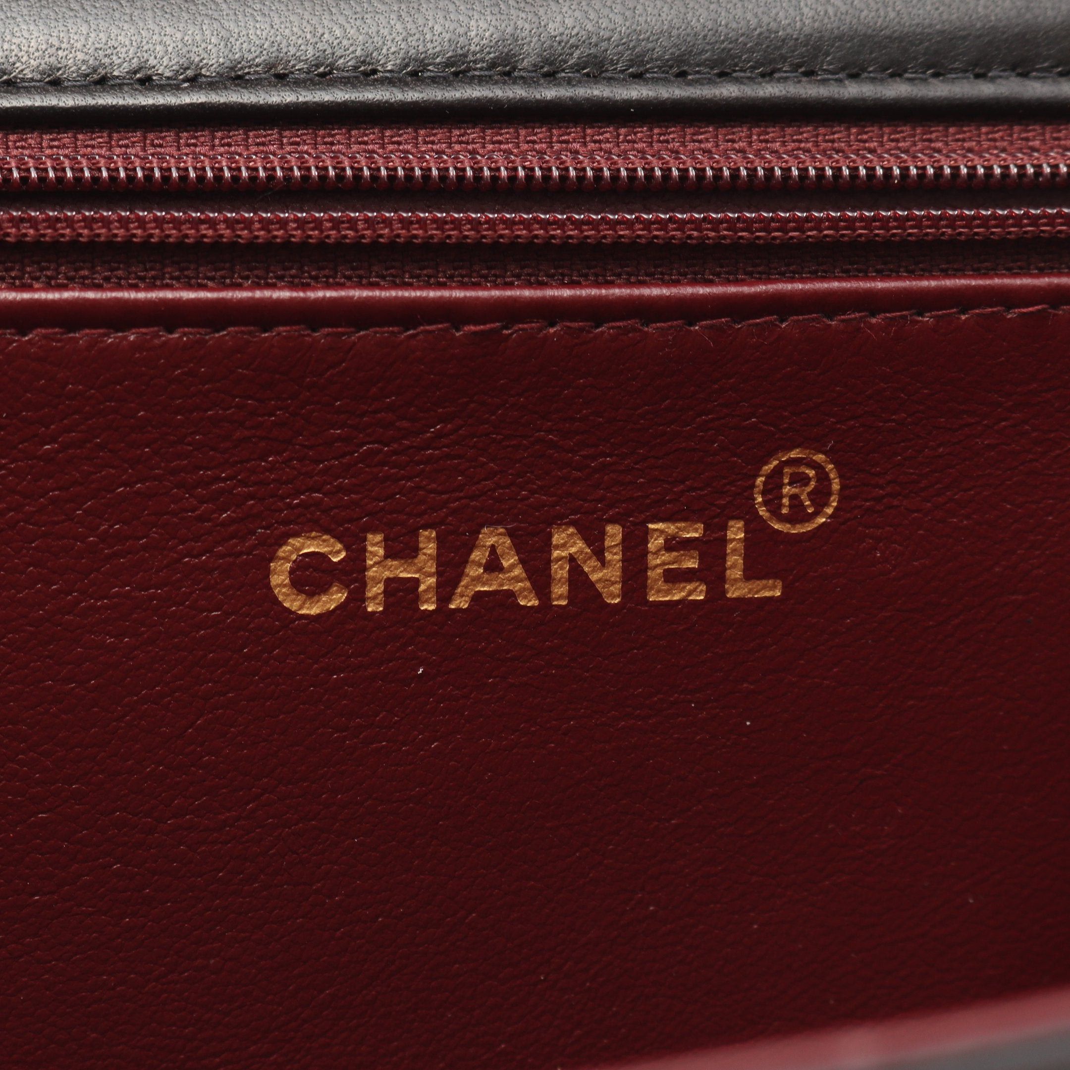 Chanel Chanel Matelasse Single Flap Chain Shoulder Bag Lambskin Black Gold Hardware Push Lock Size ONE SIZE - 4 Thumbnail