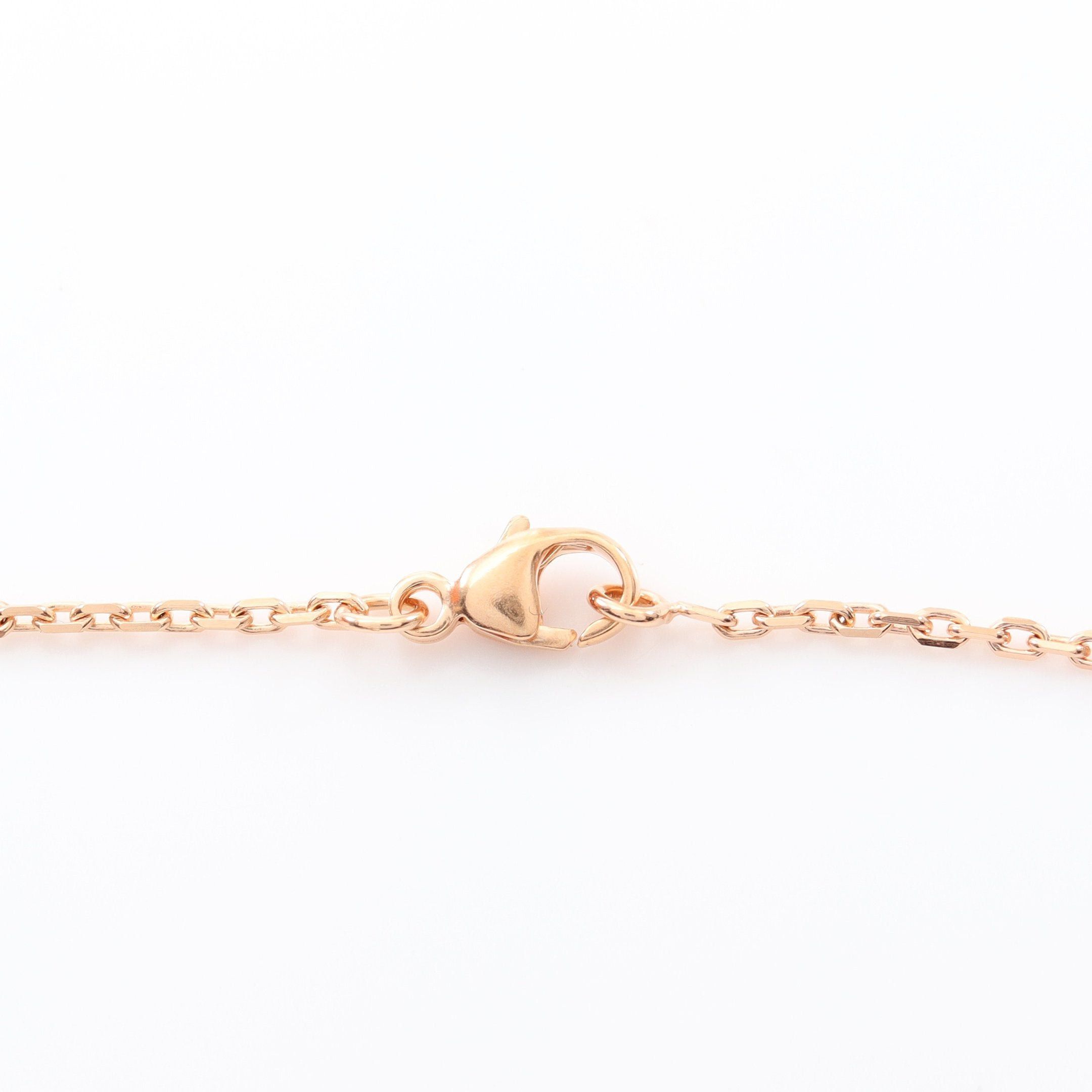 Hermes Hermes Mini Pop H Necklace Gp Pink Gold Green Size ONE SIZE - 3 Thumbnail