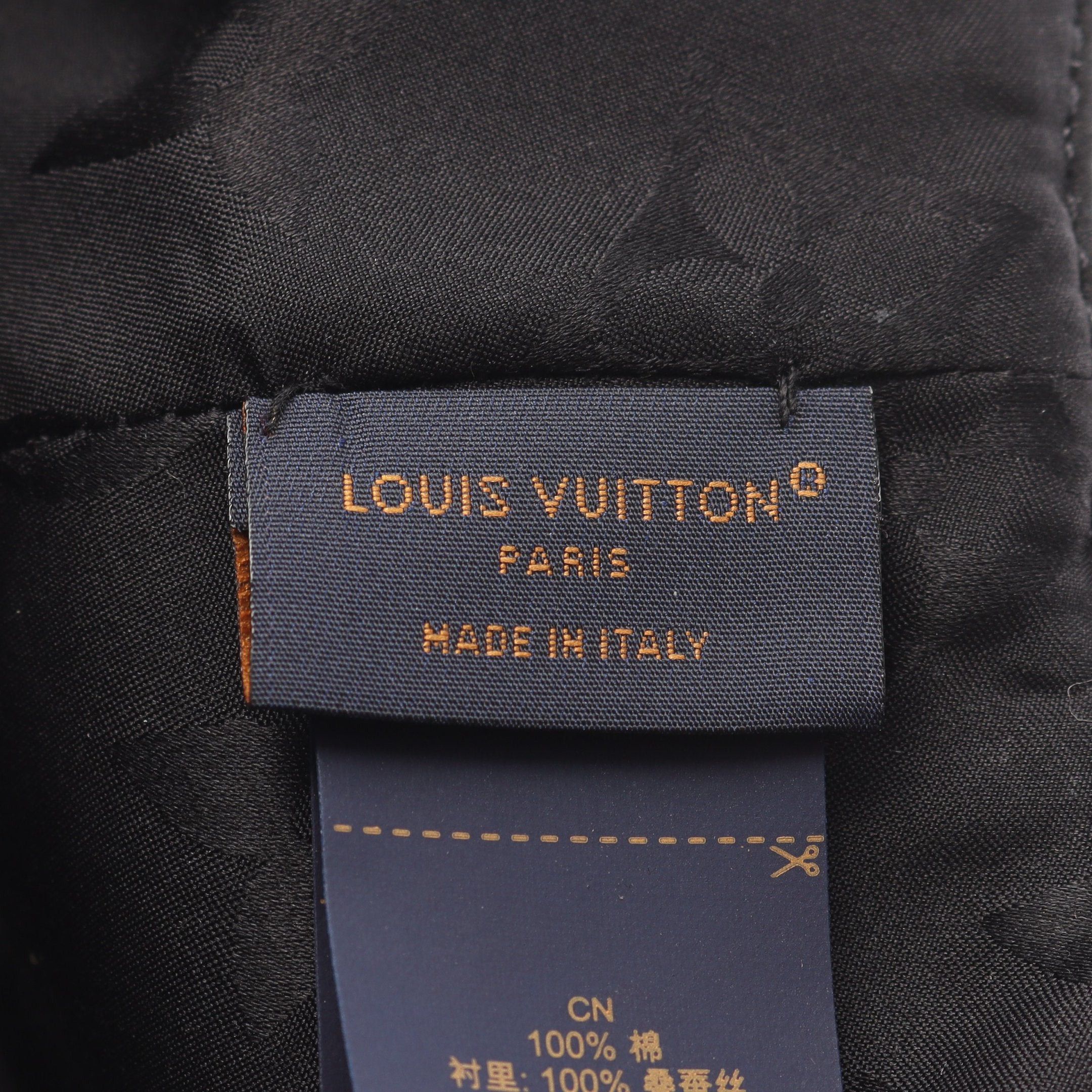 Louis Vuitton Louis Vuitton Lv Iconic Noir Cap Cotton Black Size ONE SIZE - 4 Thumbnail