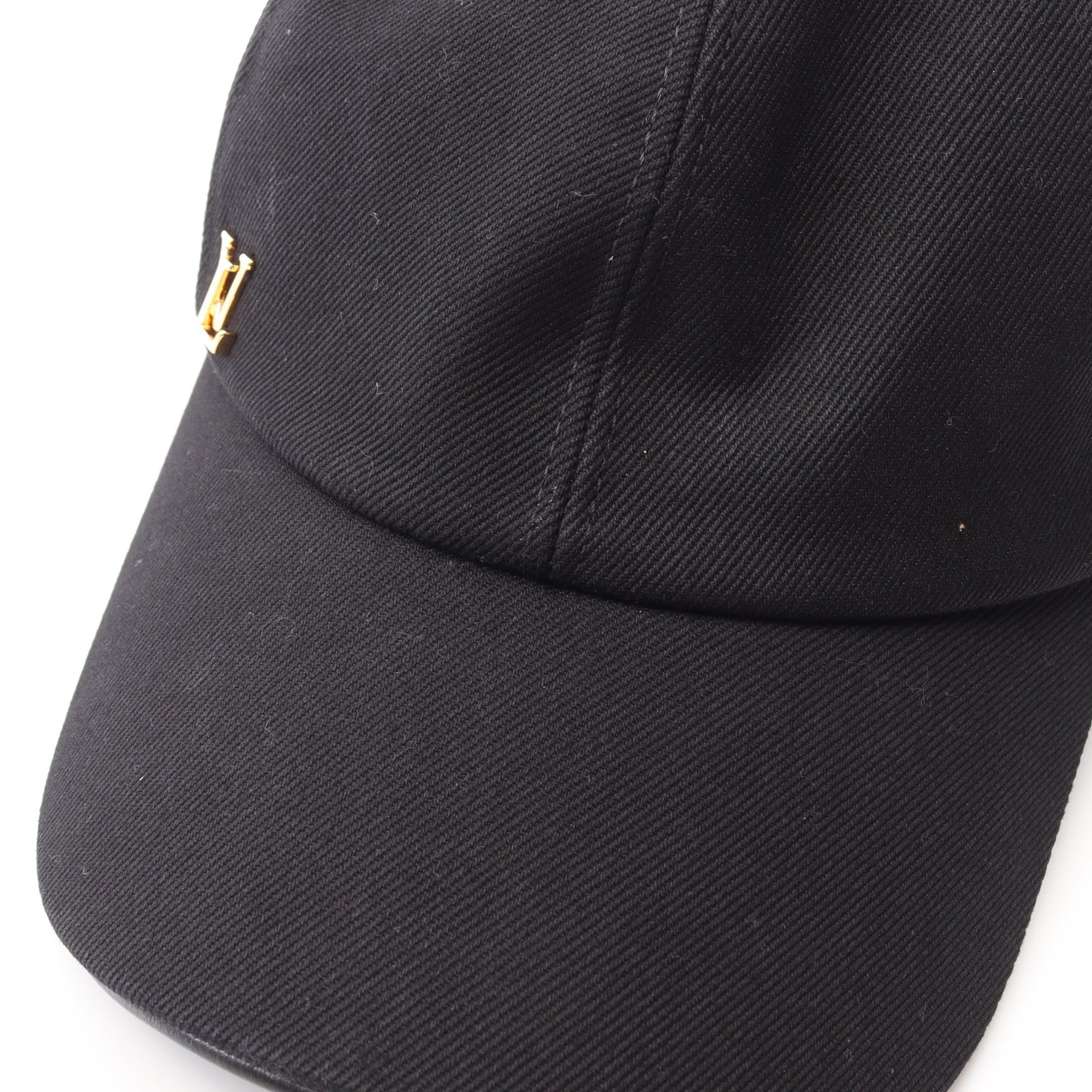 Louis Vuitton Louis Vuitton Lv Iconic Noir Cap Cotton Black Size ONE SIZE - 8 Thumbnail